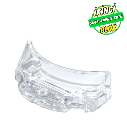 LEGO® Windscreen 2 x 4 Half Dome Şeffaf Sıfır