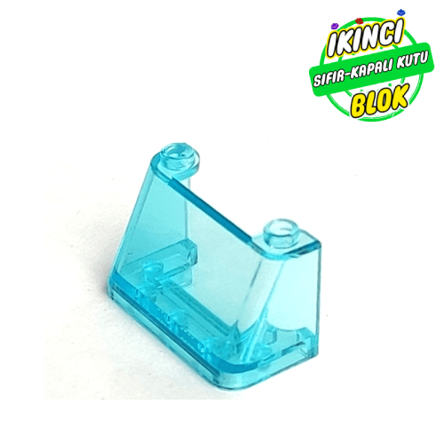 LEGO® 2 x 4 x 2 Cam Şeffaf Açık Mavi Sıfır