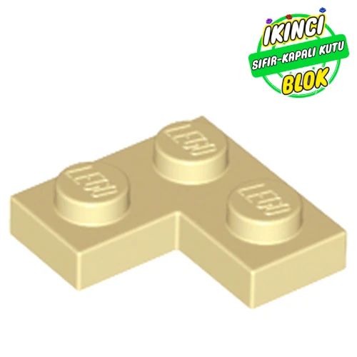 LEGO® Plate 2 x 2 Corner Bej Sıfır