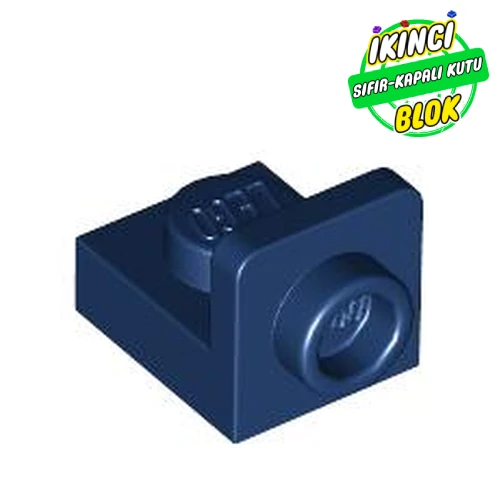 LEGO® Bracket 1 x 1 - 1 x 1 Inverted Koyu Mavi Sıfır