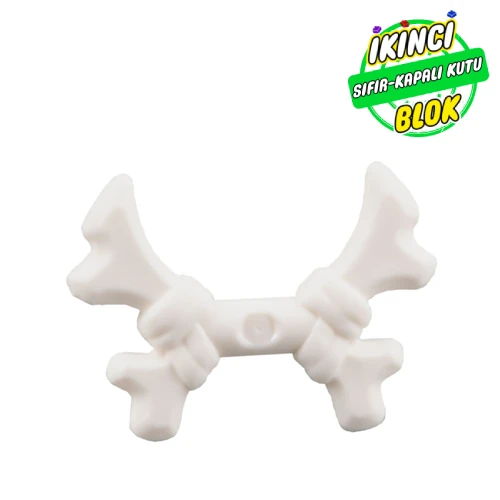 LEGO® Headwear Accessory, Cross Horns / Bones Beyaz Sıfır