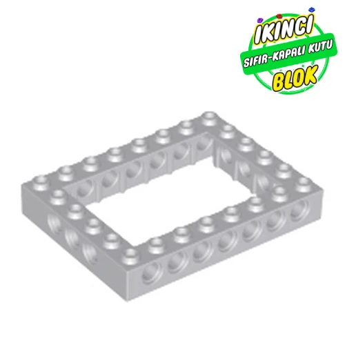 LEGO® Technic Brick 6 x 8 with 4 x 6 Opening Açık Mavimsi Gri Sıfır