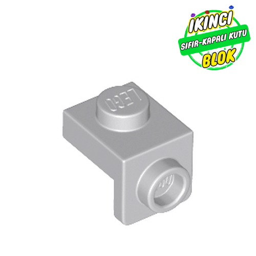 LEGO® 1 x 1 ve 1 x 1 Braket Açık Mavimsi Gri Sıfır