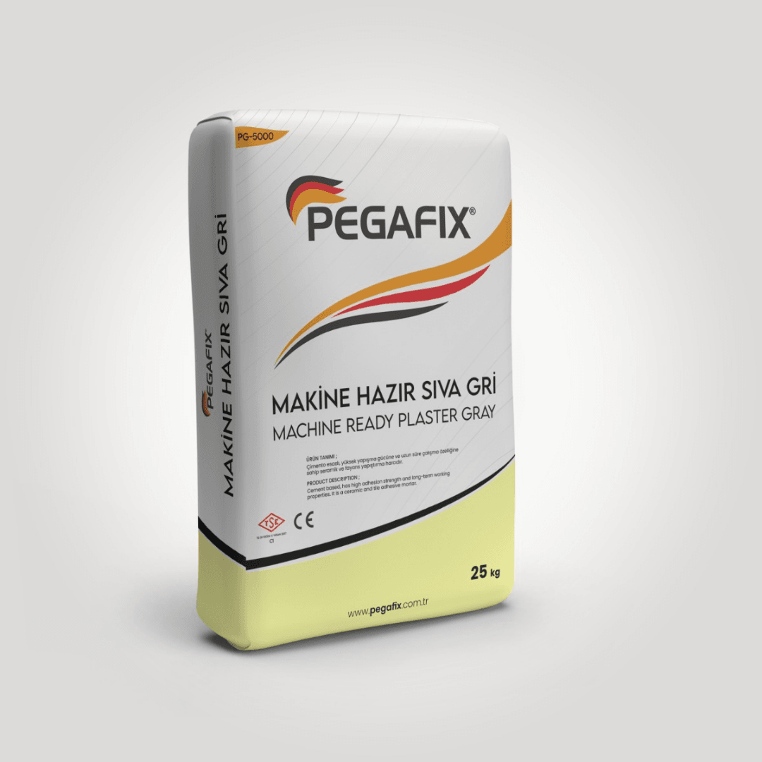 PEGAFİX PG-6020 MAKİNE HAZIR SIVA GRİ (8'Lİ PALET)