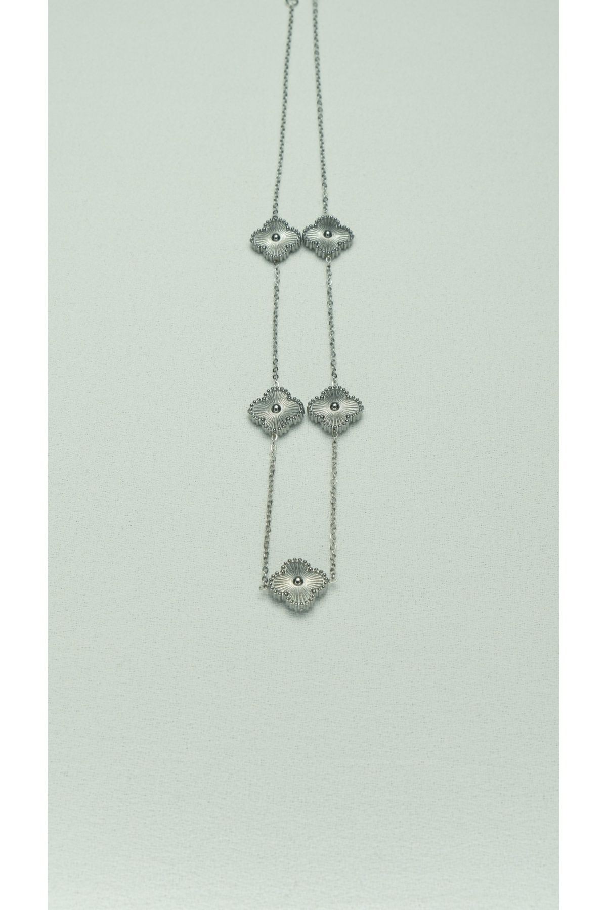 Çelik Van Cleef Silver Kolye