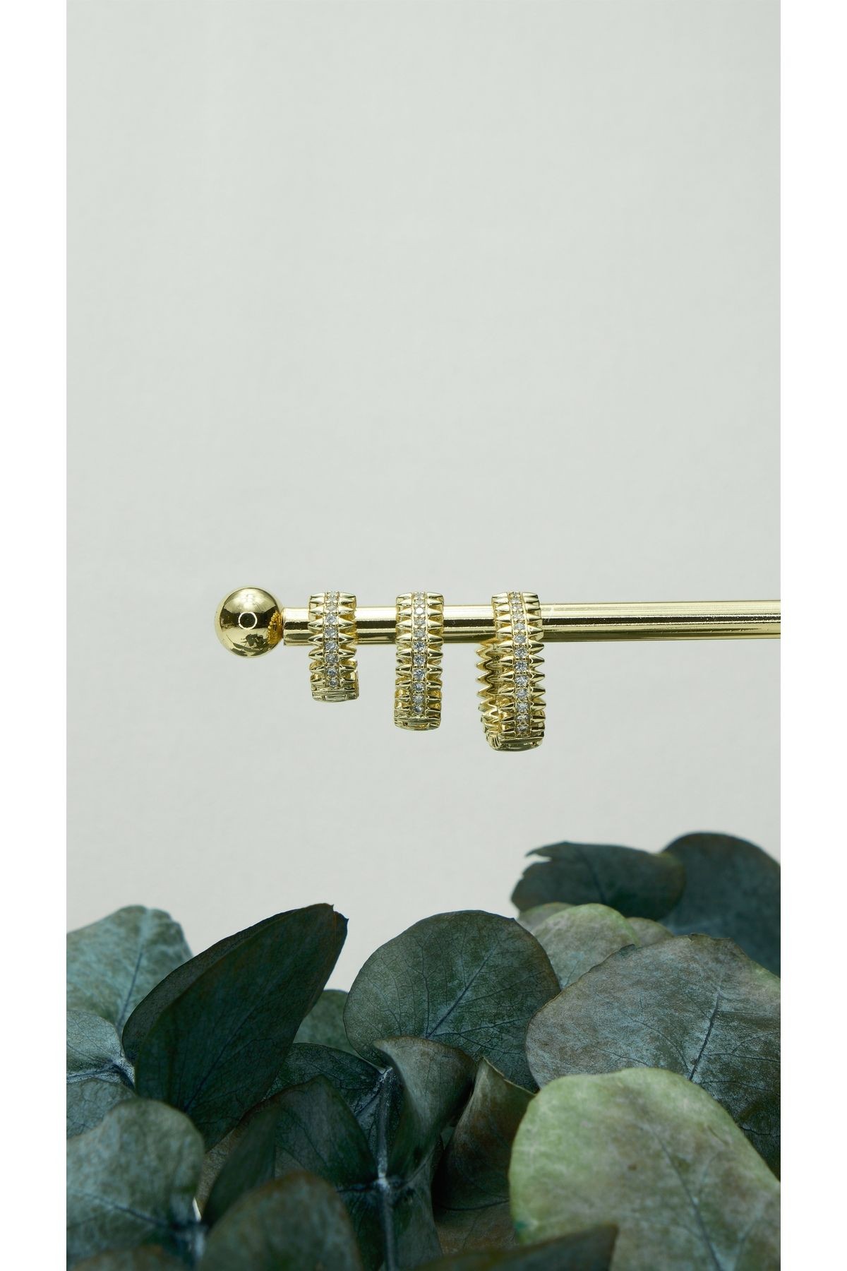 ALTIN KAPLAMA 3'LÜ LOOP KÜPE GOLD