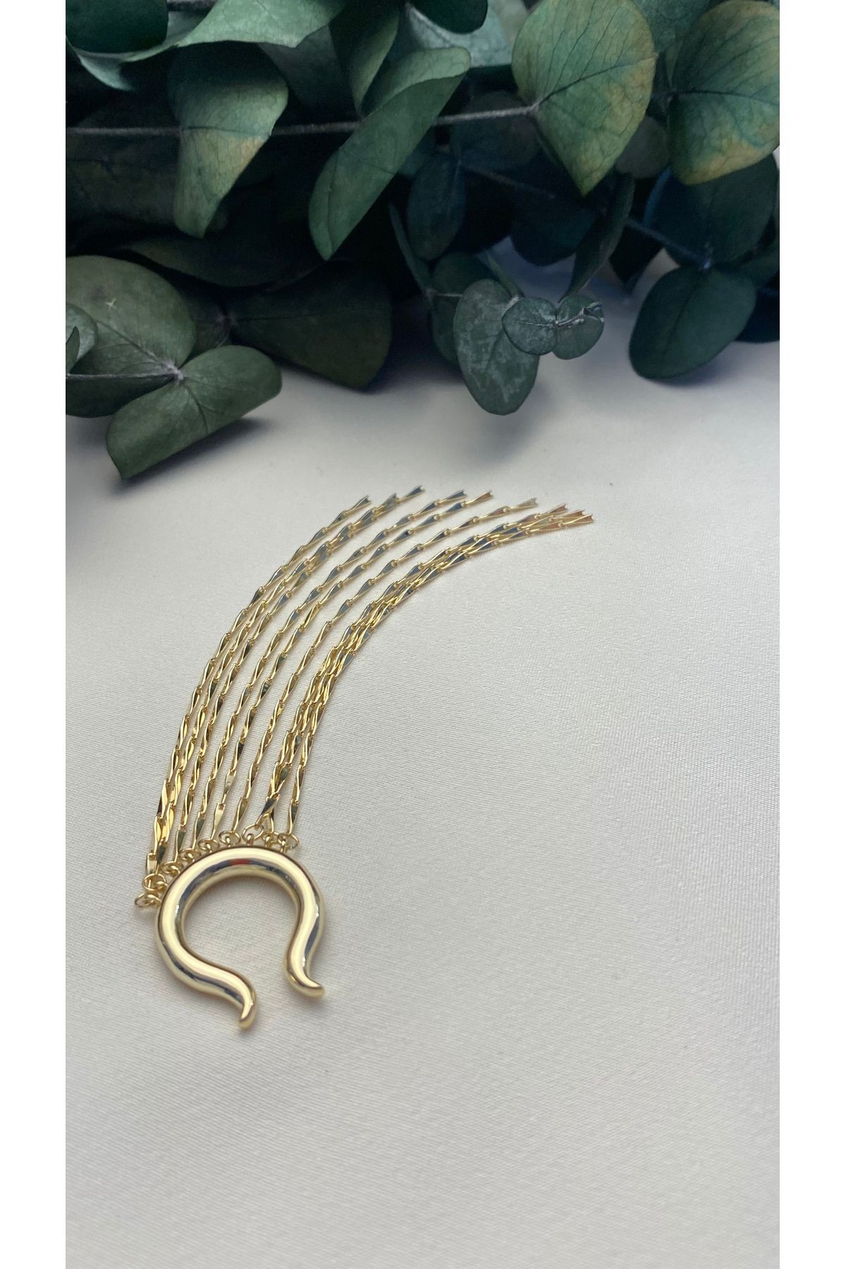 ALTIN KAPLAMA SARKIT EARCUFF GOLD