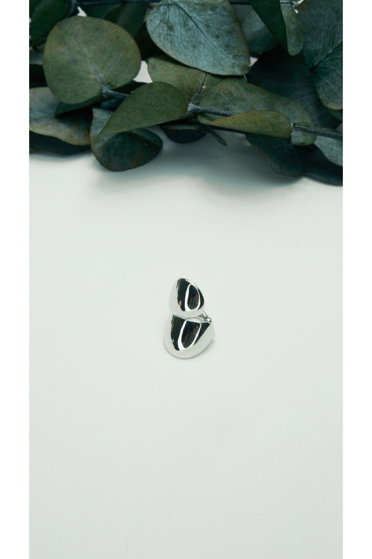 ALTIN KAPLAMA DAMLA EARCUFF SİLVER