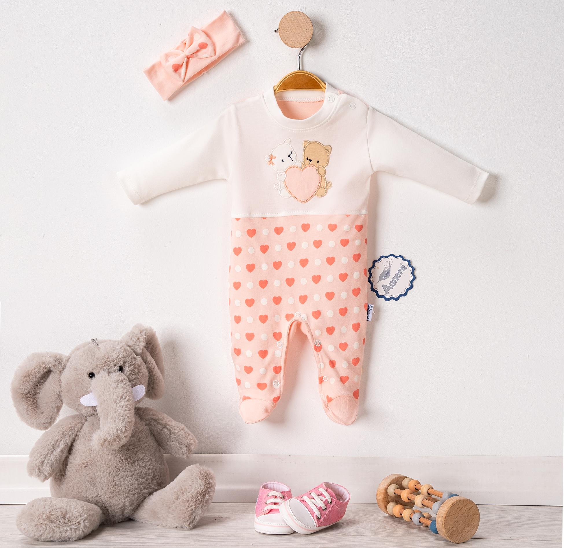 Lovely Ayıcıklar Kız Bebek Tulumu