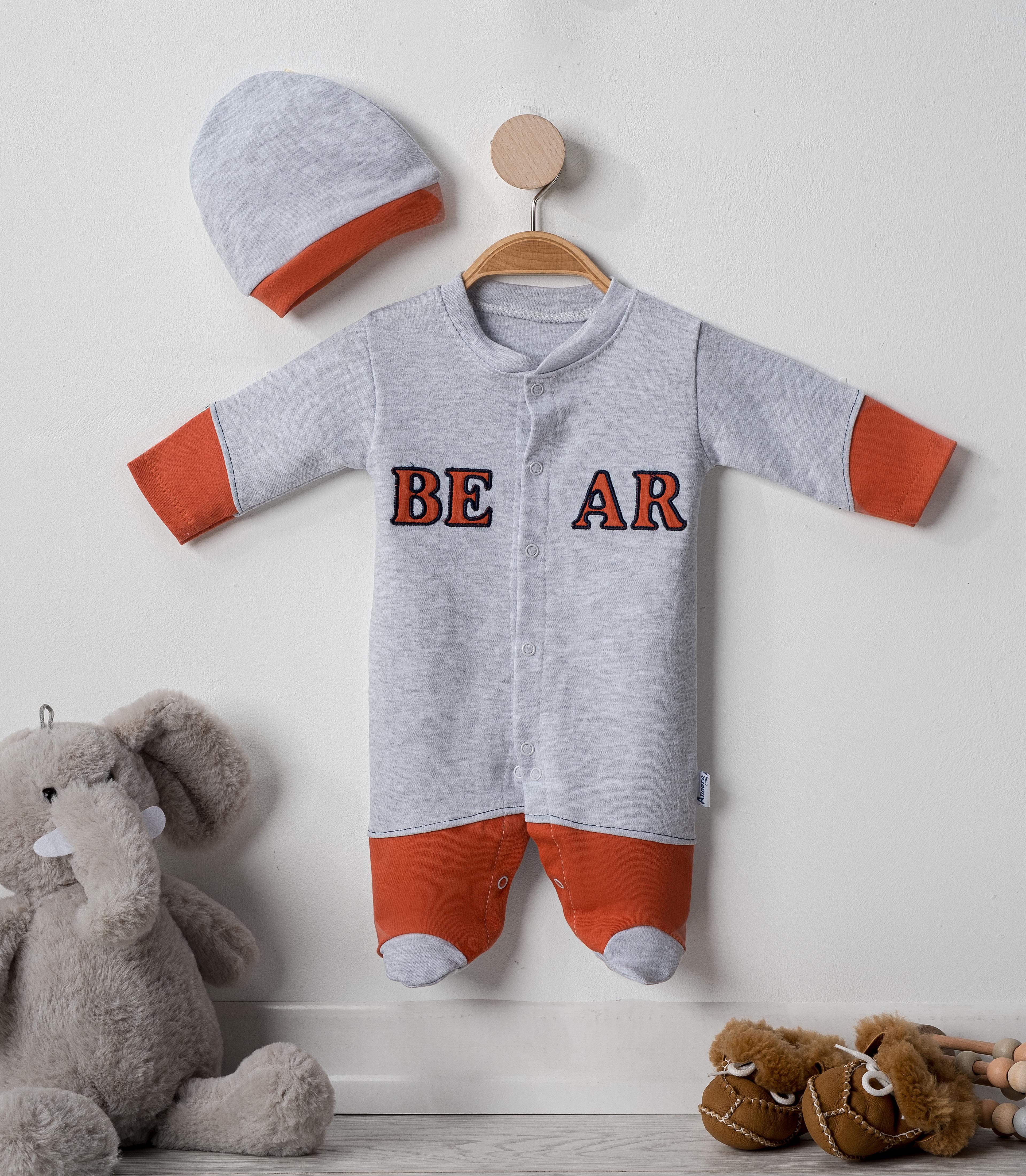 Bear Erkek Bebek Tulumu