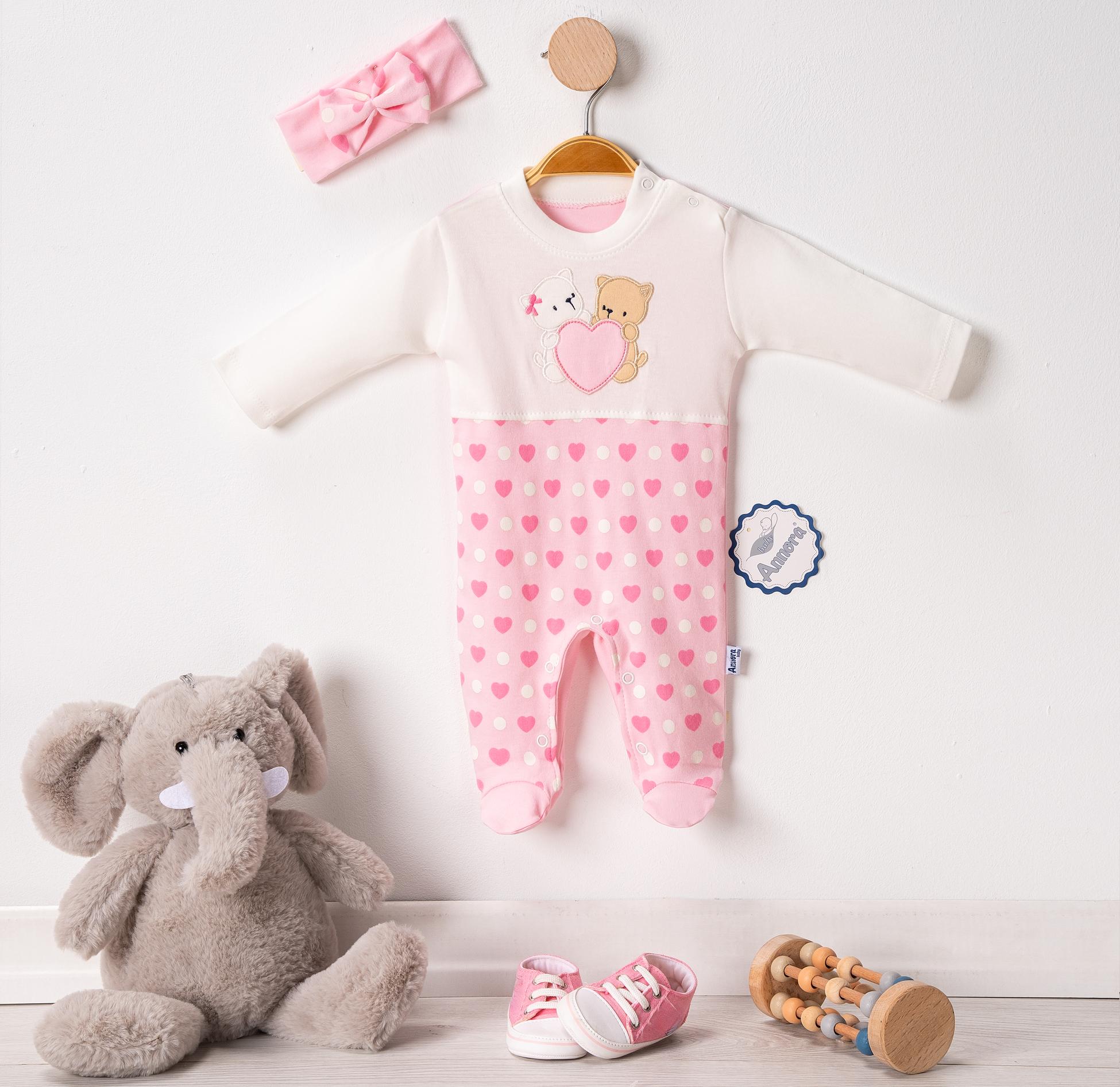 Lovely Ayıcıklar Kız Bebek Tulumu