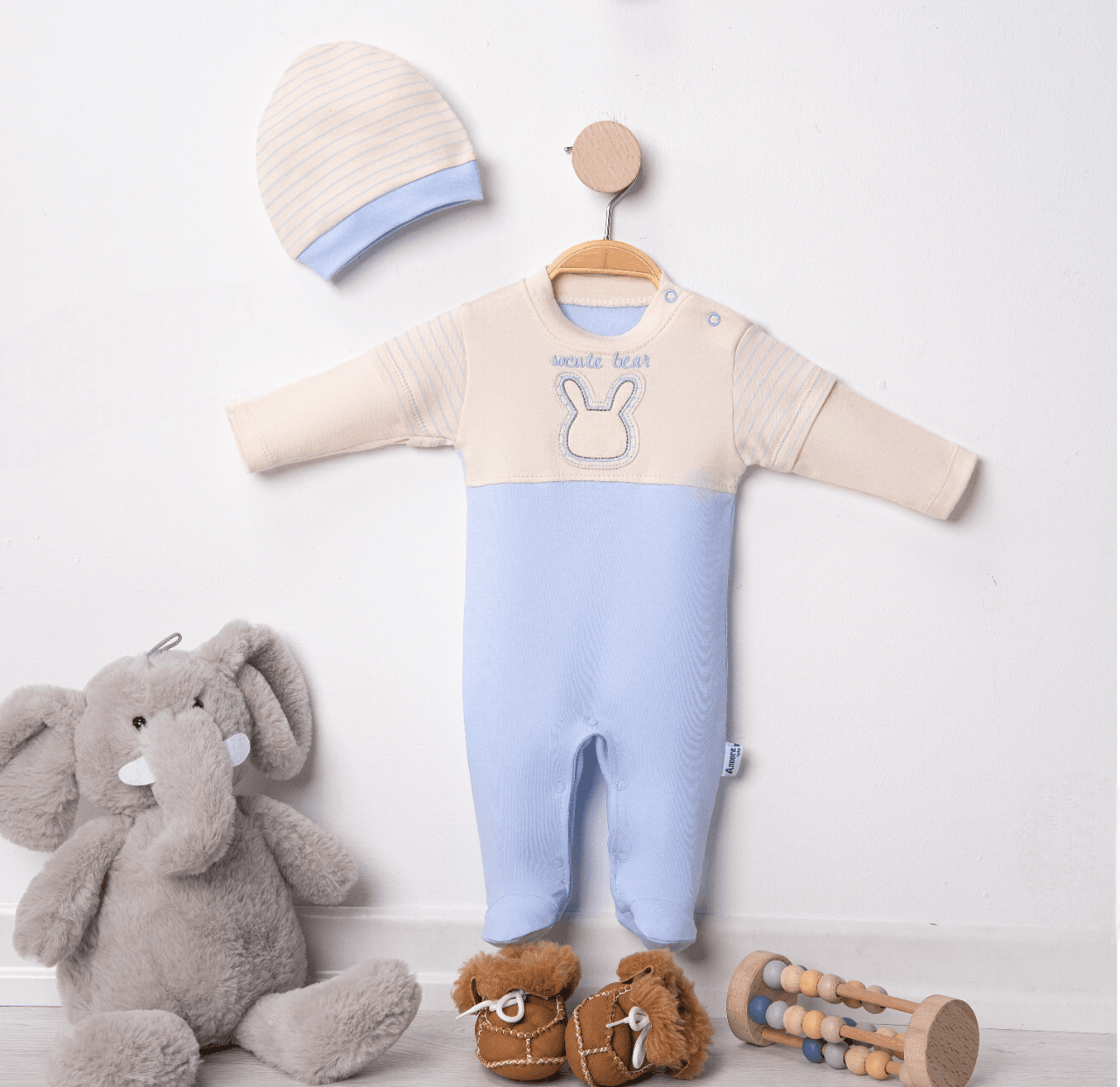 Cute Bear Erkek Bebek Tulumu