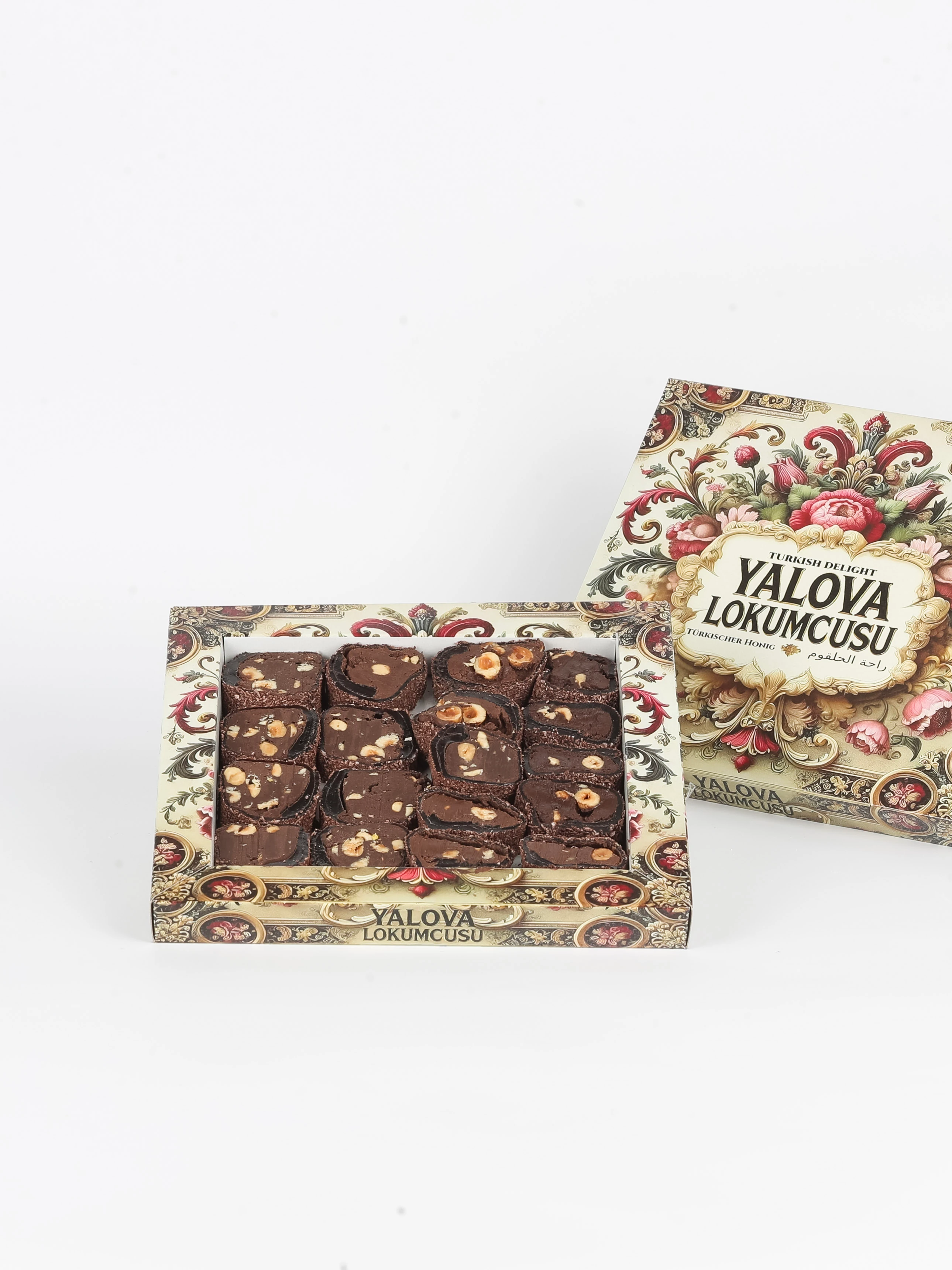 Kakaolu Krema Dolgulu Çikolatalı Lokum 500gr