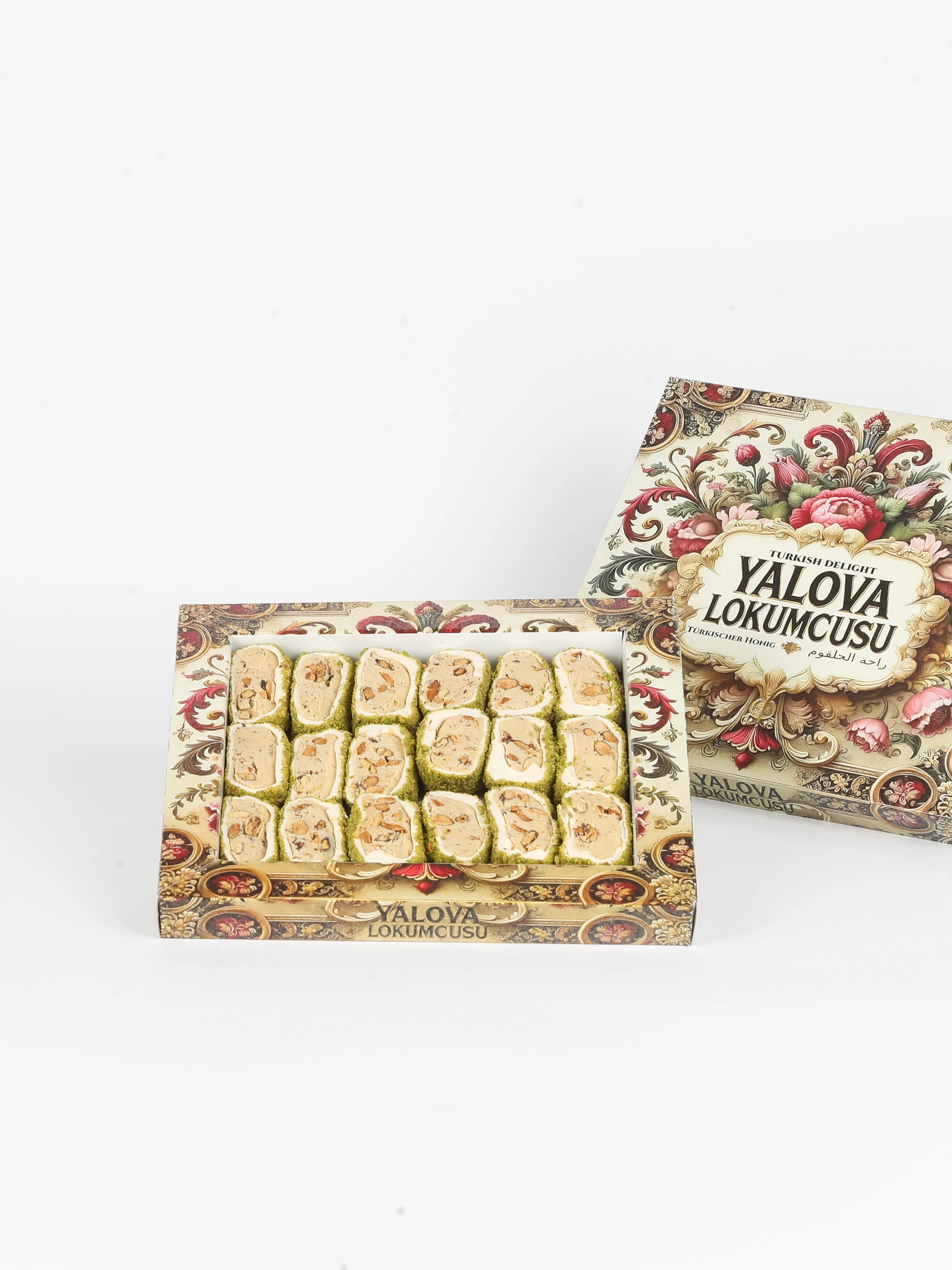 Krema Dolgulu Bol Fıstıklı Lokum 500gr