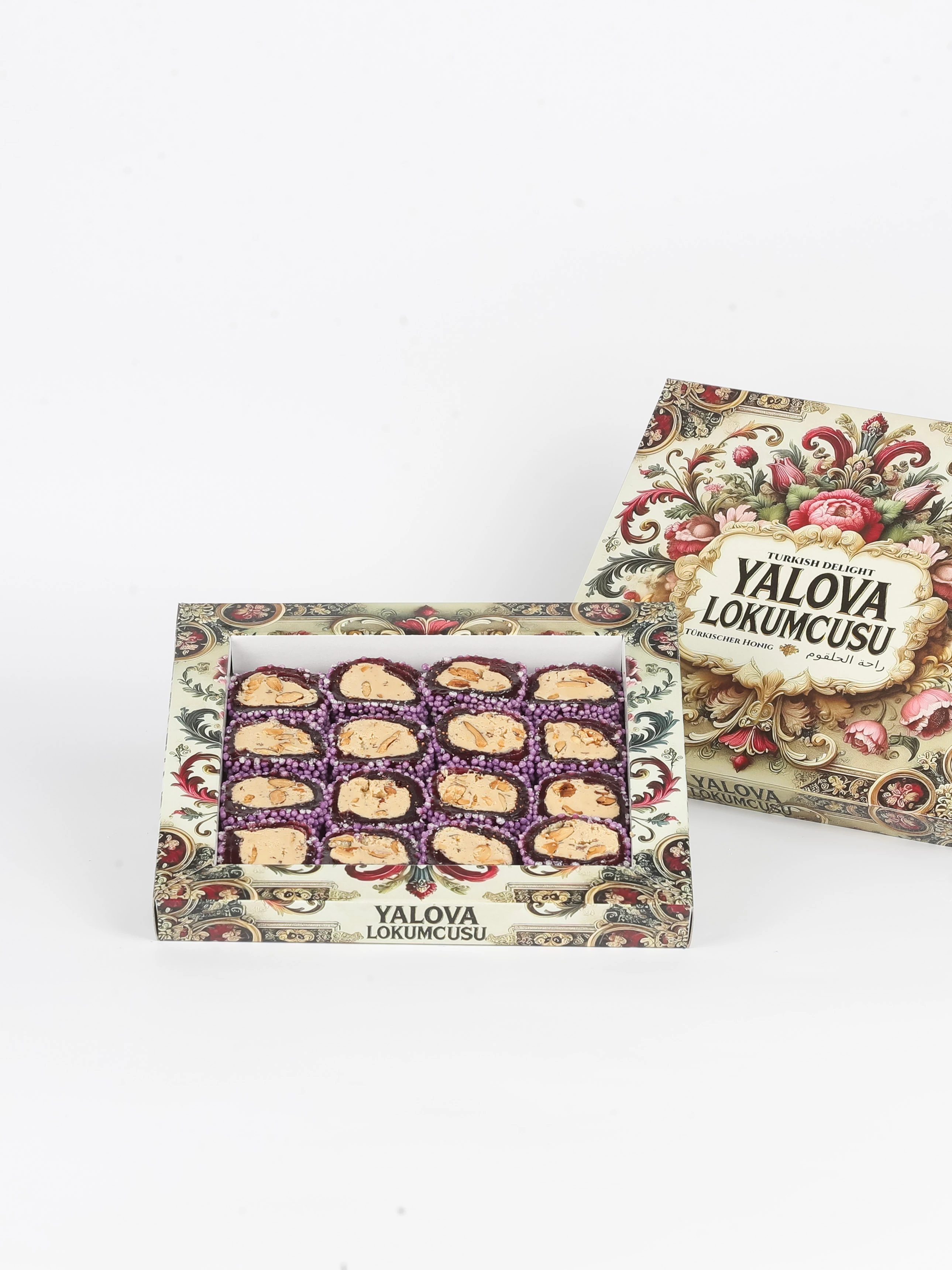 Krema Dolgulu Böğürtlenli Lokum 500gr