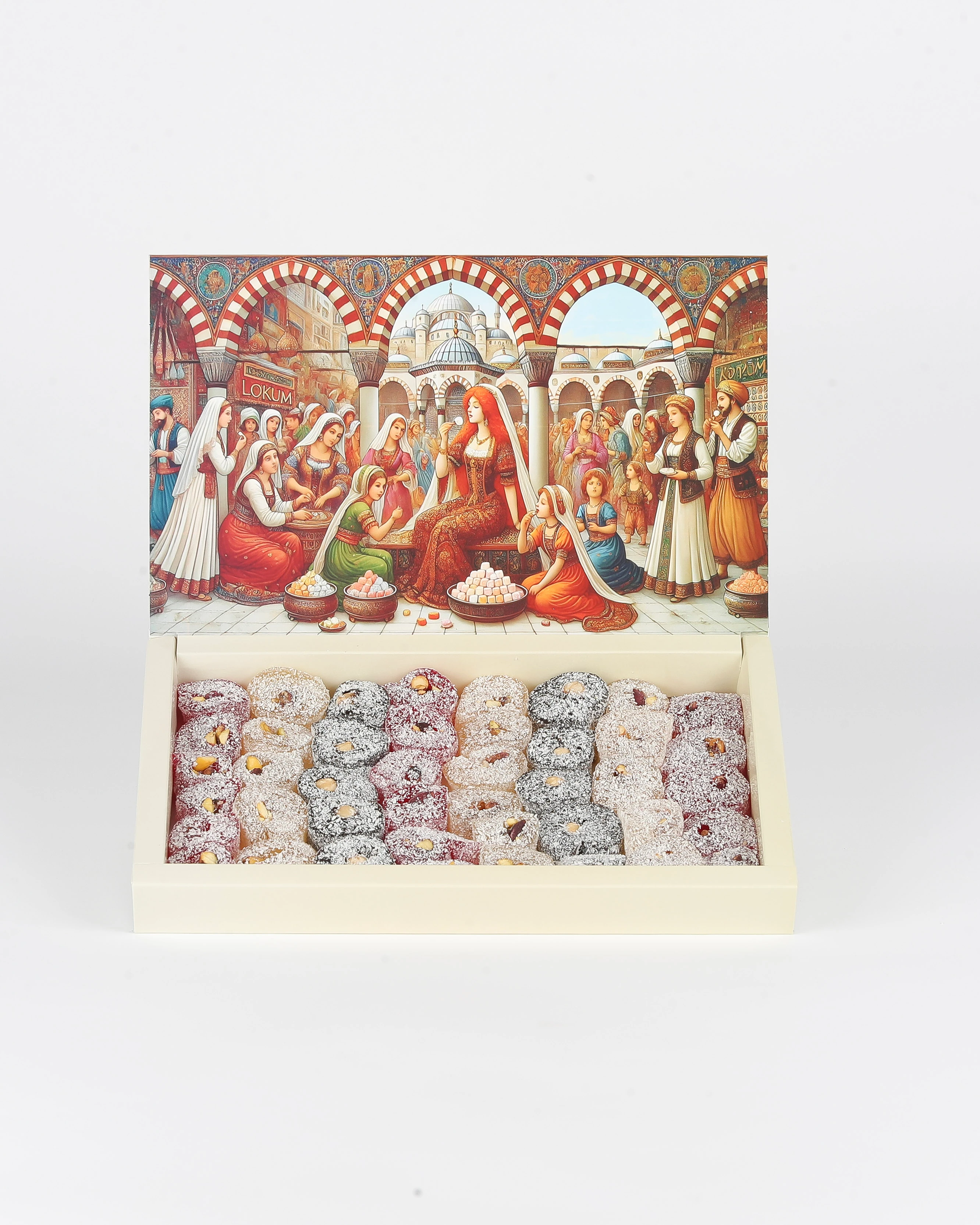 Sarma Fıstıklı Karışık Lokum 900gr