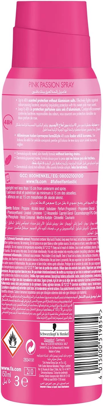 Fa Pink Passion Kadın 150 ml Deosprey