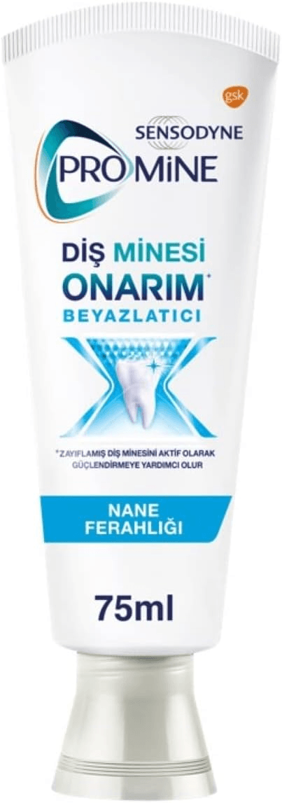 Sensodyne Promine Diş Minesi Onarım Beyazlatıcı Florürlü Diş Macunu 75 ml