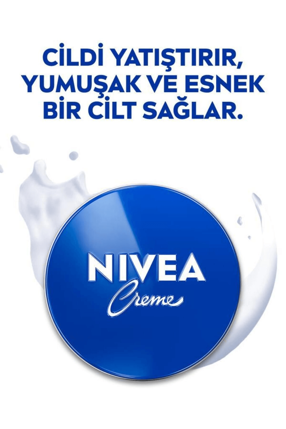 NIVEA Creme 250ml, Yoğun Nemlendirici, Bakım Yapan Koruma, Eucerit, Yumuşak ve Pürüzsüz Cilt, El Yüz Vücut