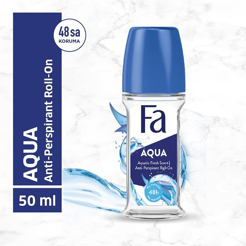 Fa Aqua Roll-On 50 ml Okyanus Kokulu Kadın Roll-on