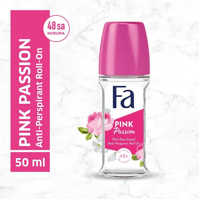 Fa Pink Passion Çiçeksi Kokulu Kadın Roll-On 50 ml