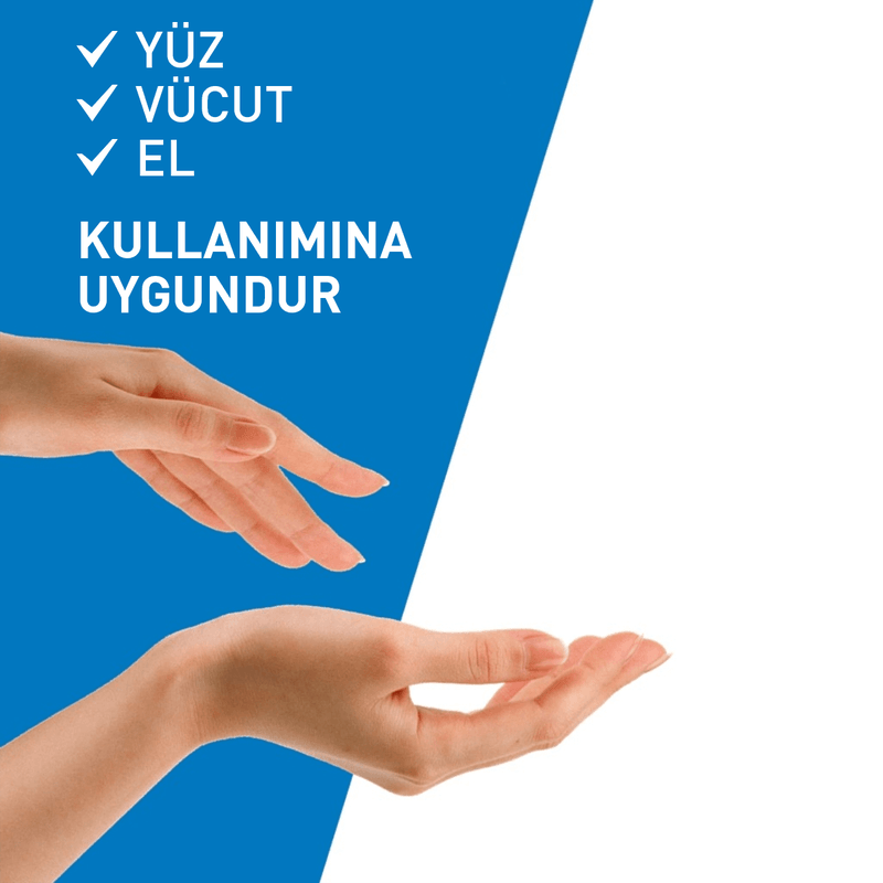 CeraVe Nemlendirici Yüz Ve Vücut Kremi - Kuru Ciltler İçin Seramid Ve Hyalüronik Asit İçerikli 340 gr