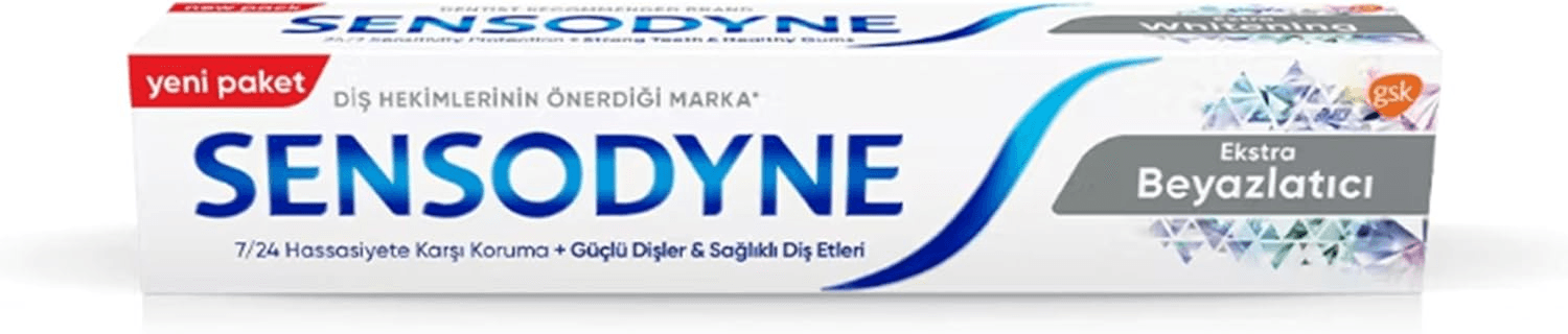Sensodyne Ekstra Beyazlatıcı Diş Macunu 75 mL