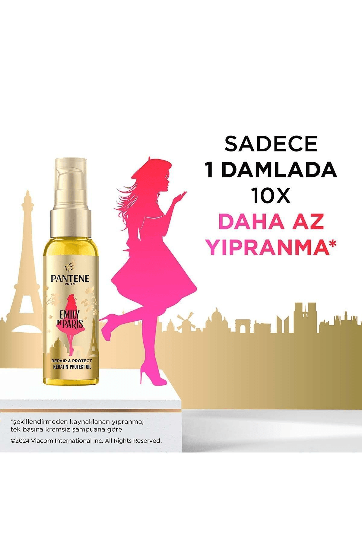 Pantene Emily in Paris Keratin Koruyucu Yağ 100 ML