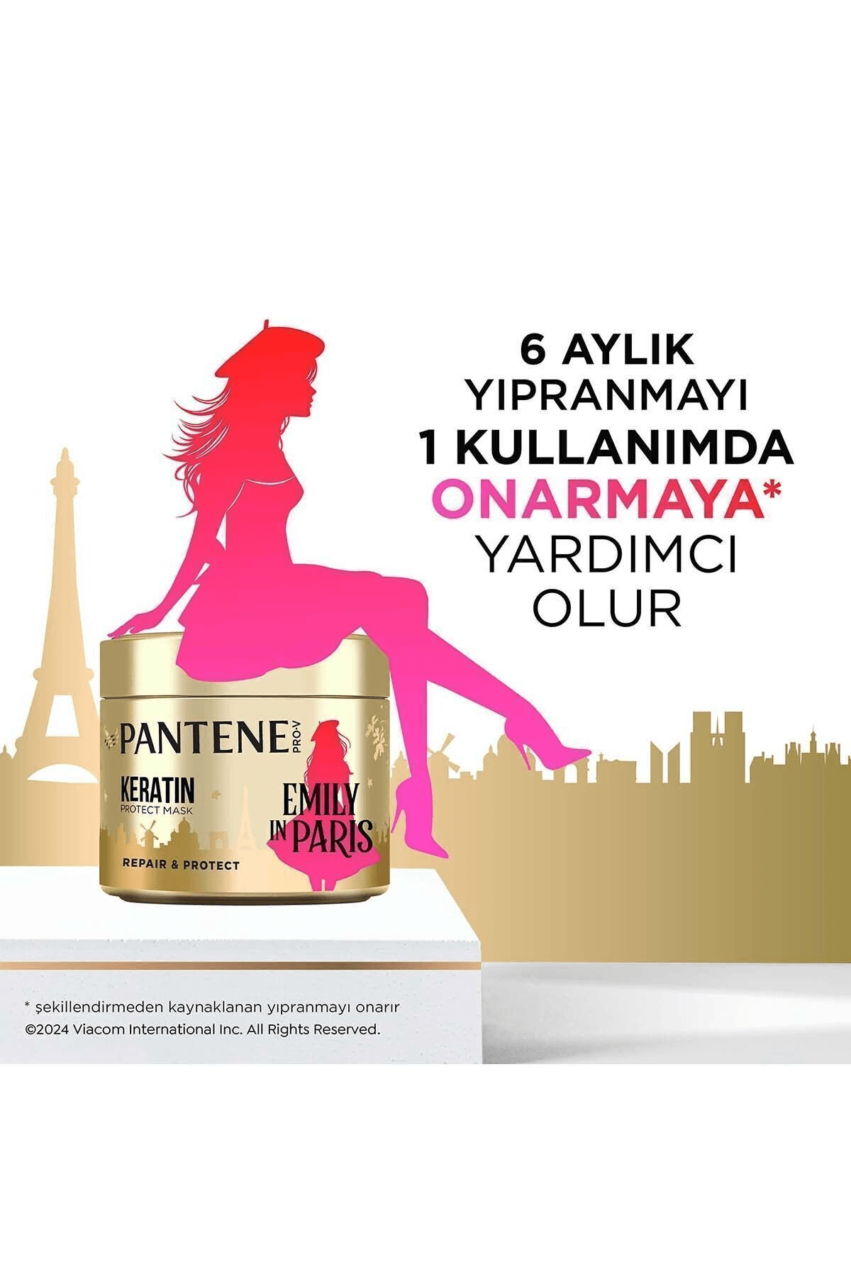 Pantene Emily in Paris Keratin Koruyucu Maske 200 ML