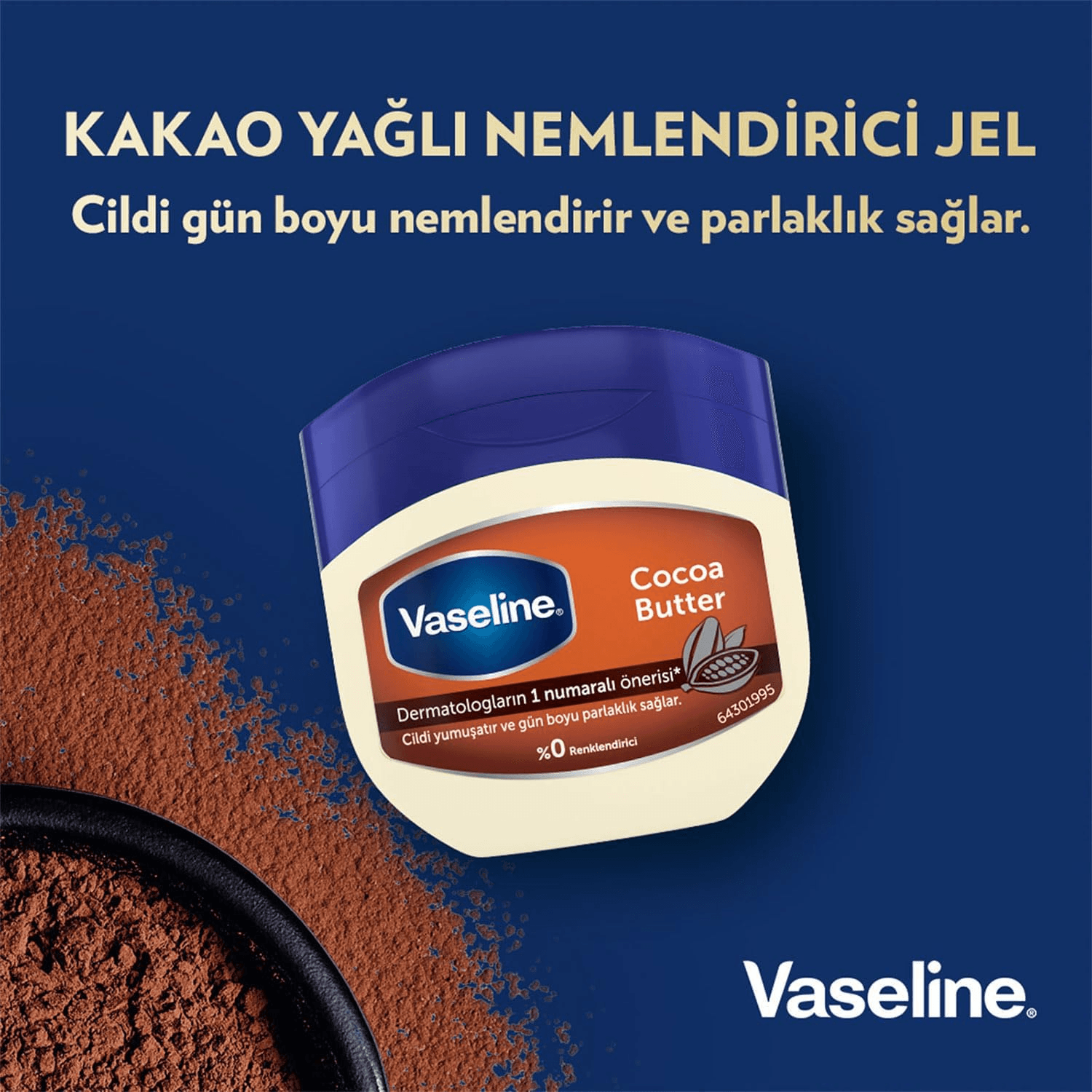 Vaseline Nemlendirici Jel Krem Cocoa Butter, 100 ml