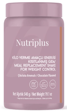 Nutriplus Kilo Verme Amaçlı Enerjisi Kısıtlanmış Gıda Çikolata Aromalı 540 gr