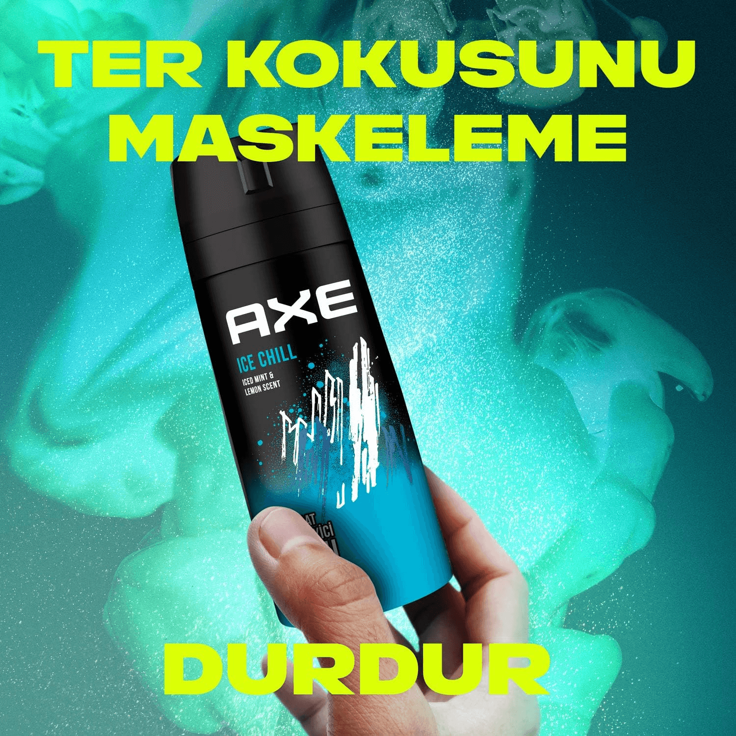 Axe Erkek Deodorant & Bodyspray Ice Chill 48 Saat Etkileyici Koku (150 ml)