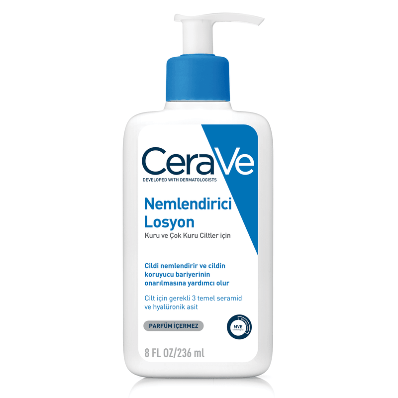 CeraVe Nemlendirici Yüz ve Vücut Losyonu-Seramid Ve Hyalüronik Asit İçerikli 236 ml