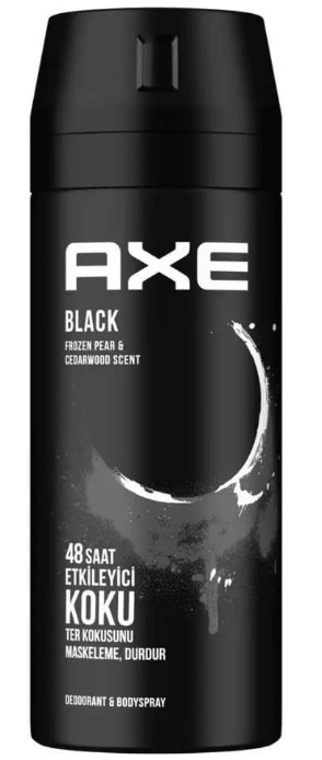 Axe Erkek Deodorant & Bodyspray Black 48 Saat Etkileyici Koku (150 ml)