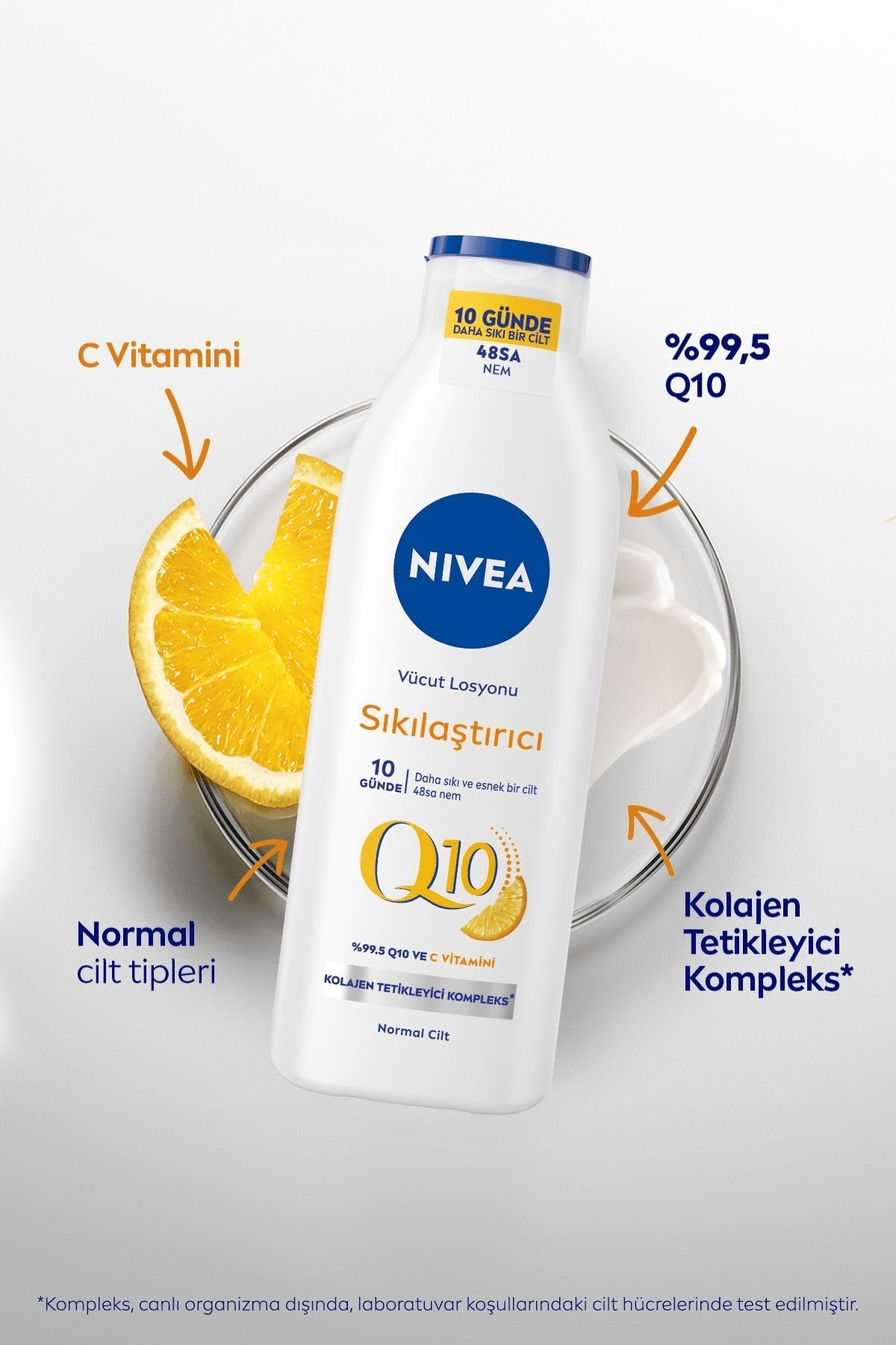 NIVEA Q10 Sıkılaştırıcı Vücut Losyonu 250ml