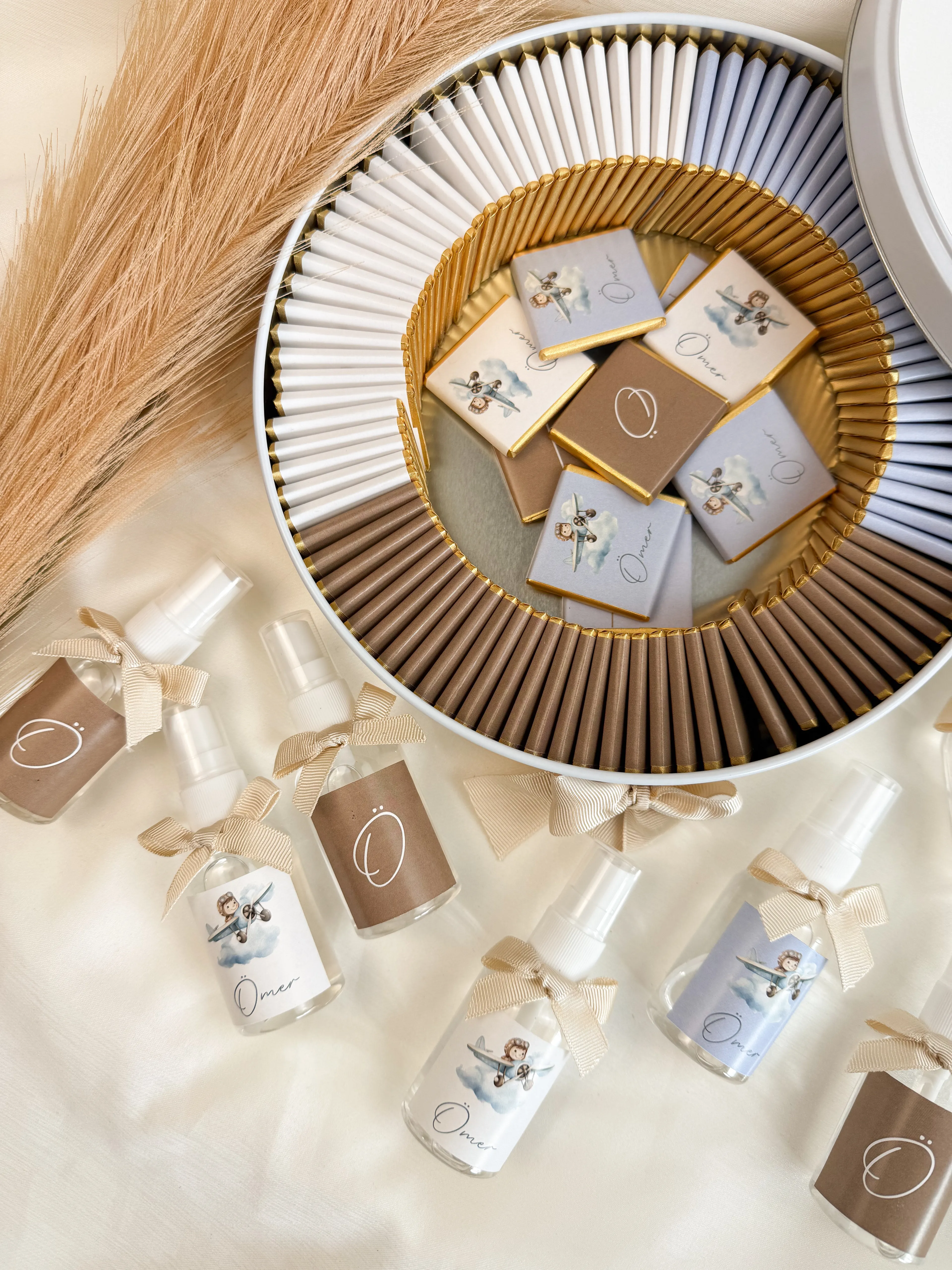 50cc Spreyli Kurdeleli Hediyelik Kolonya