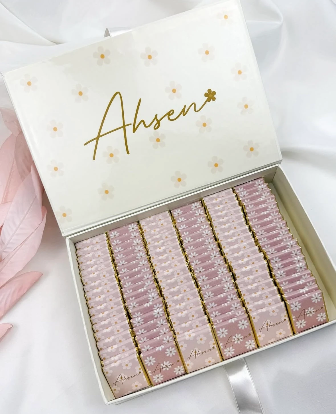 Kitap Kutuda İsme Özel Bebek Çikolatası 100 Adet