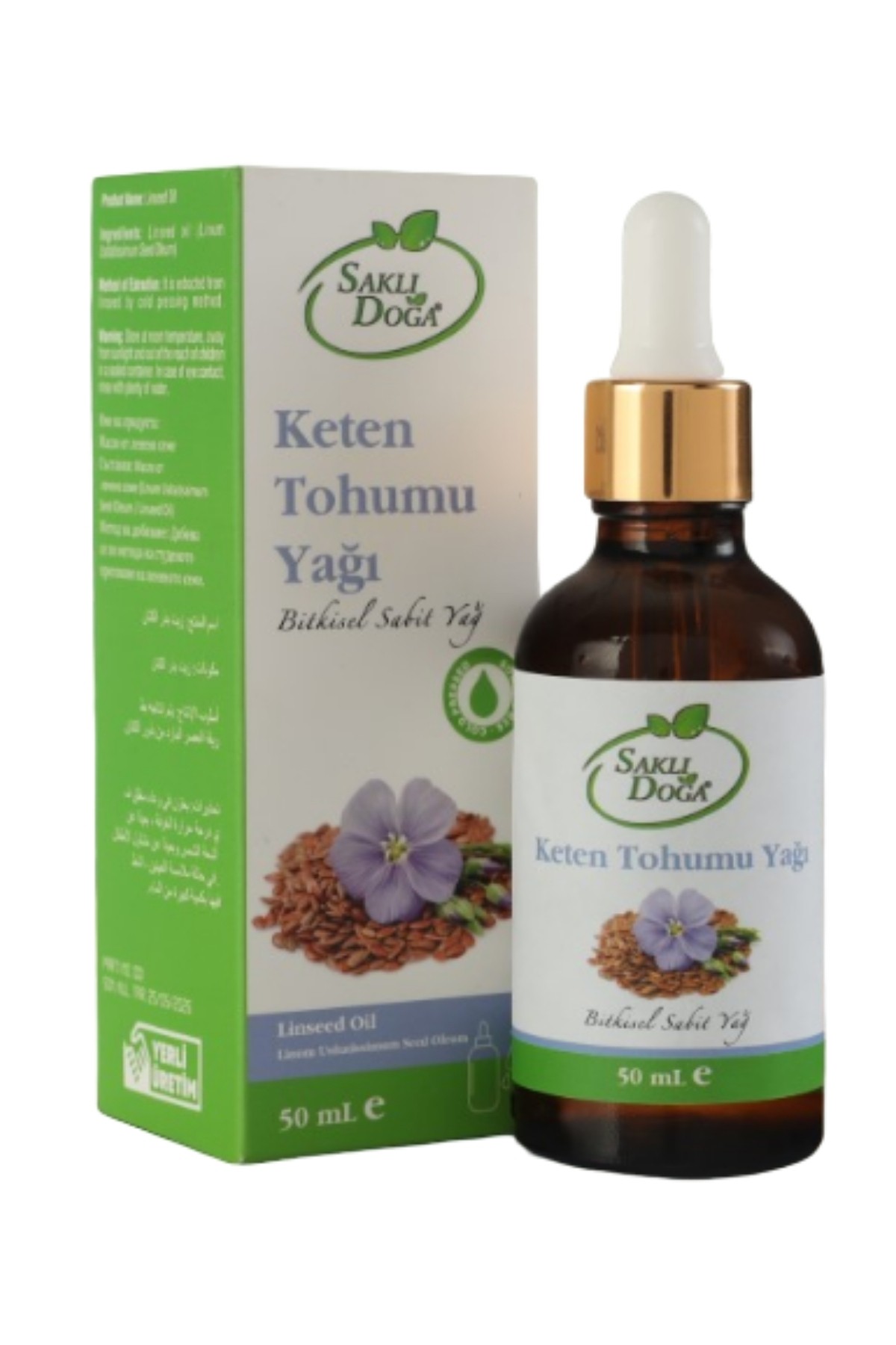 Premium Keten Tohumu Yağı Doğal Katkısız 50 ml