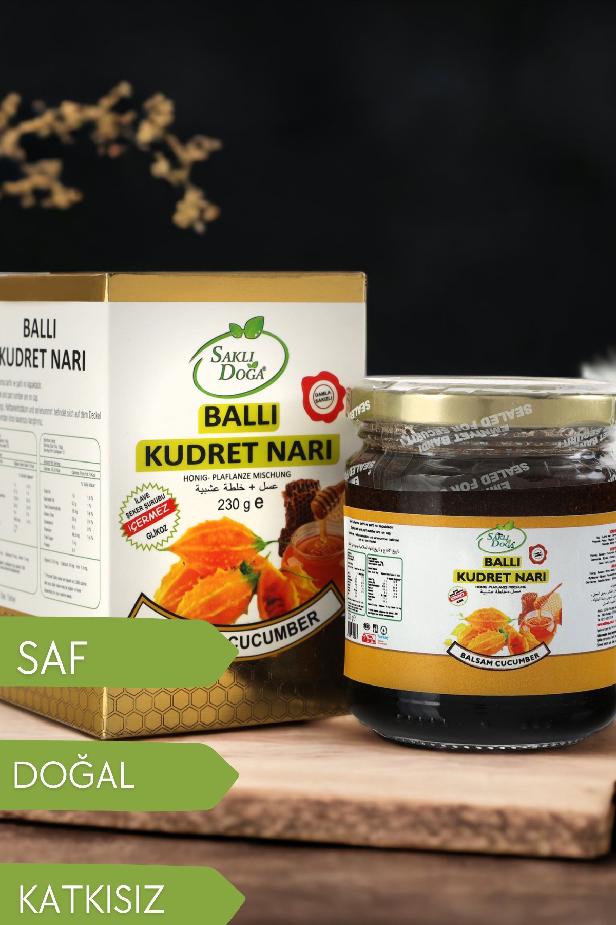 Premium Ballı Kudret Narı Doğal Katkısız 230 Gr