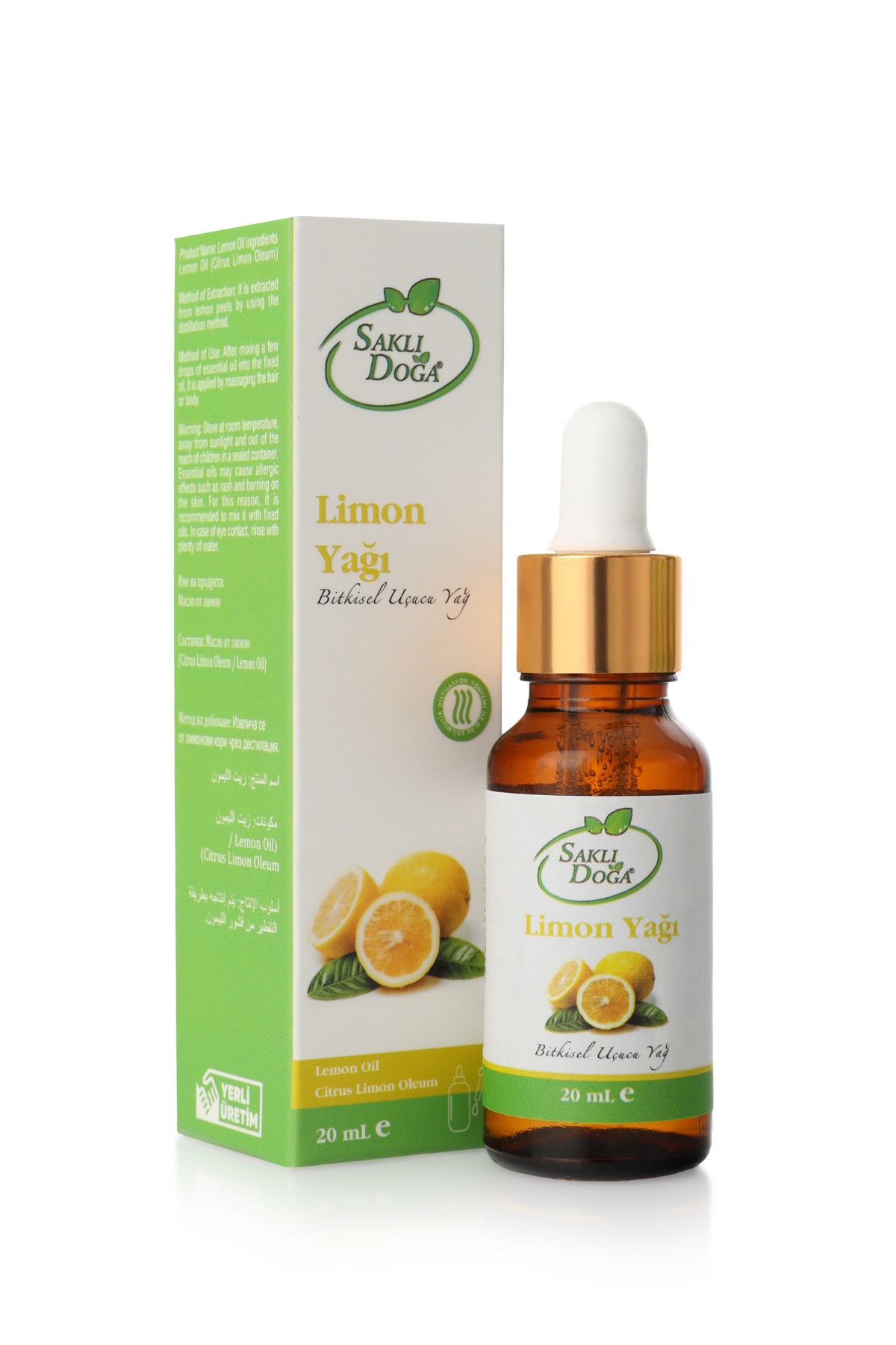 Premium %100 Saf ve Doğal Limon Yağı 20ml