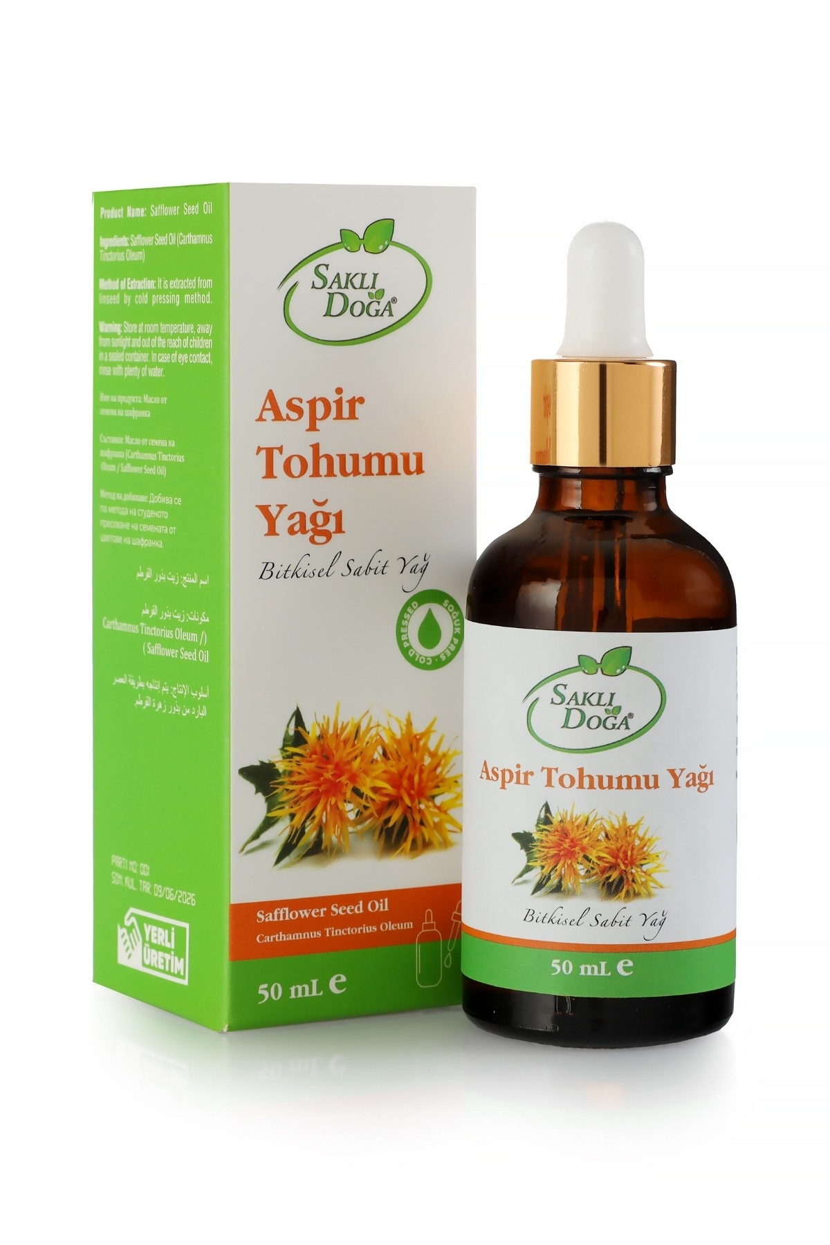 Premium Aspir Tohumu Yağı Katkısız Doğal 50 ml