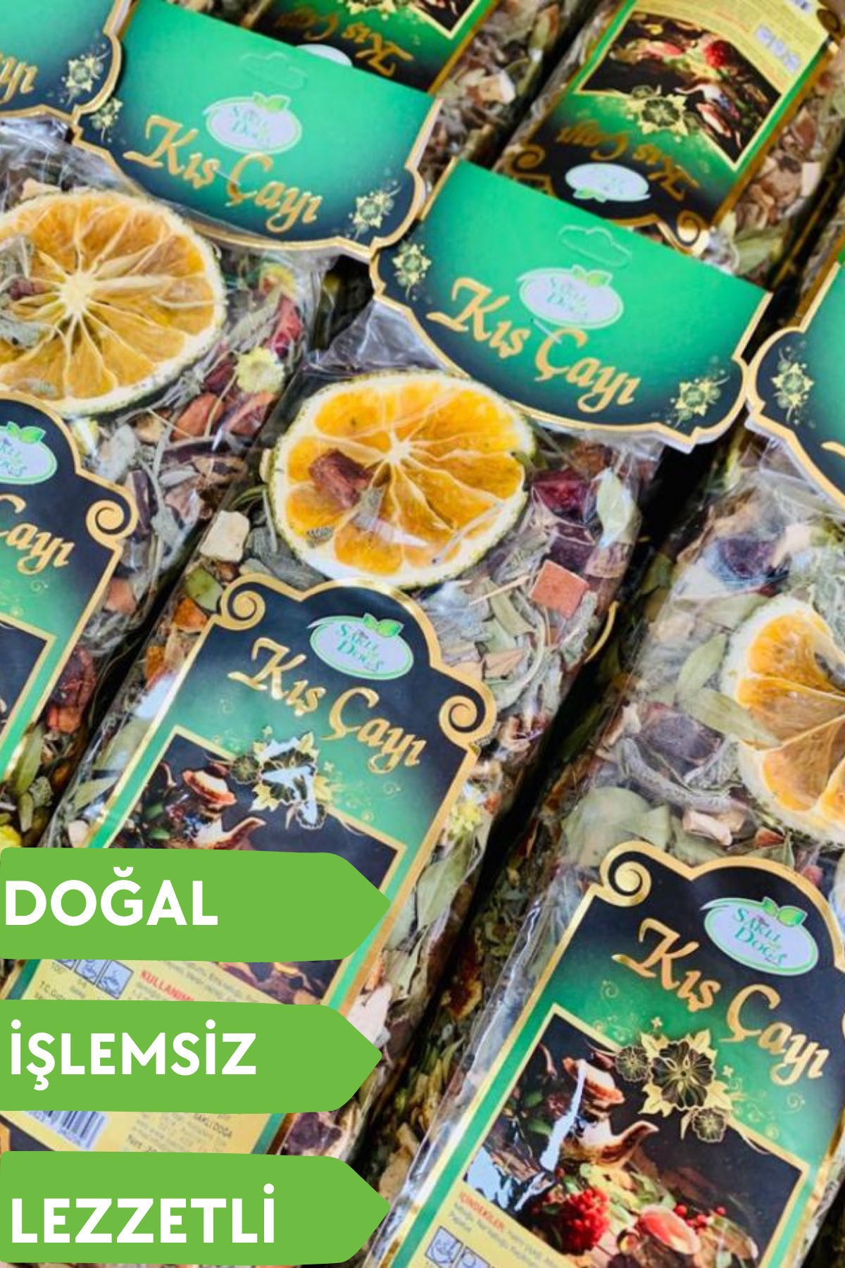 Premium Kış Çayı katkısız doğal bitkiler 200 Gr paketli