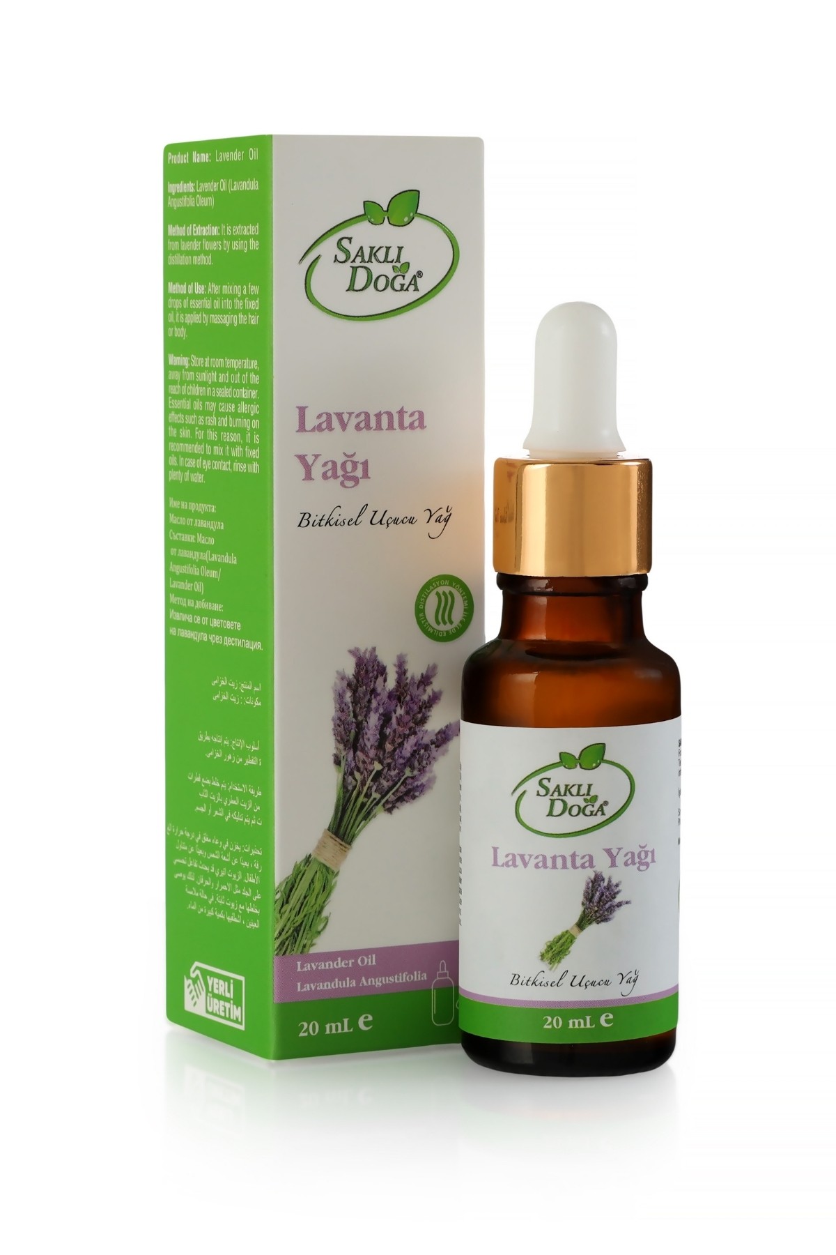 Premium %100 Saf Doğal Katkısız Seyretilmemiş Lavanta Yağı 20 Ml