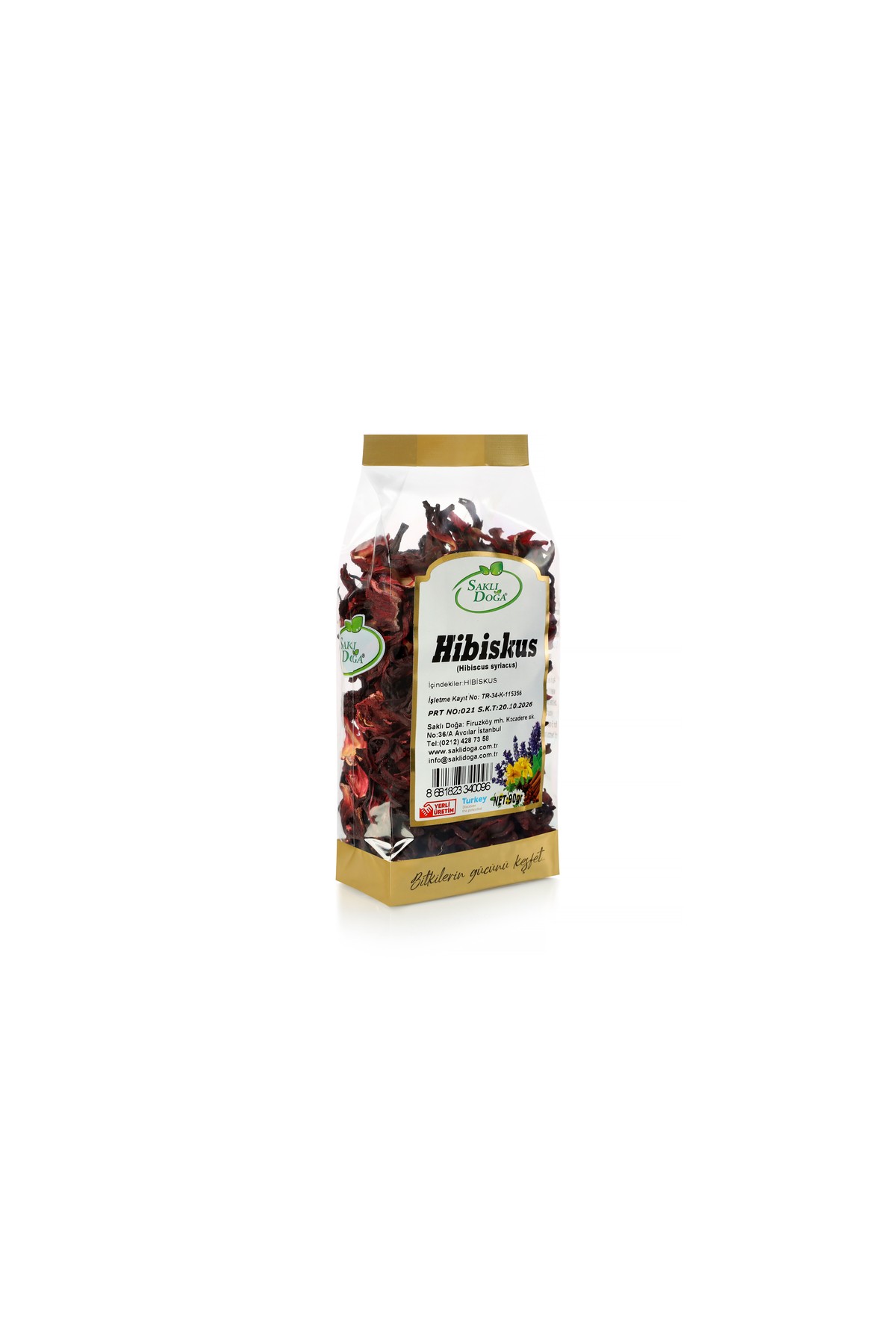 Premium %100 Doğal Hibiskus - Hibiscus Çayı 90 gr