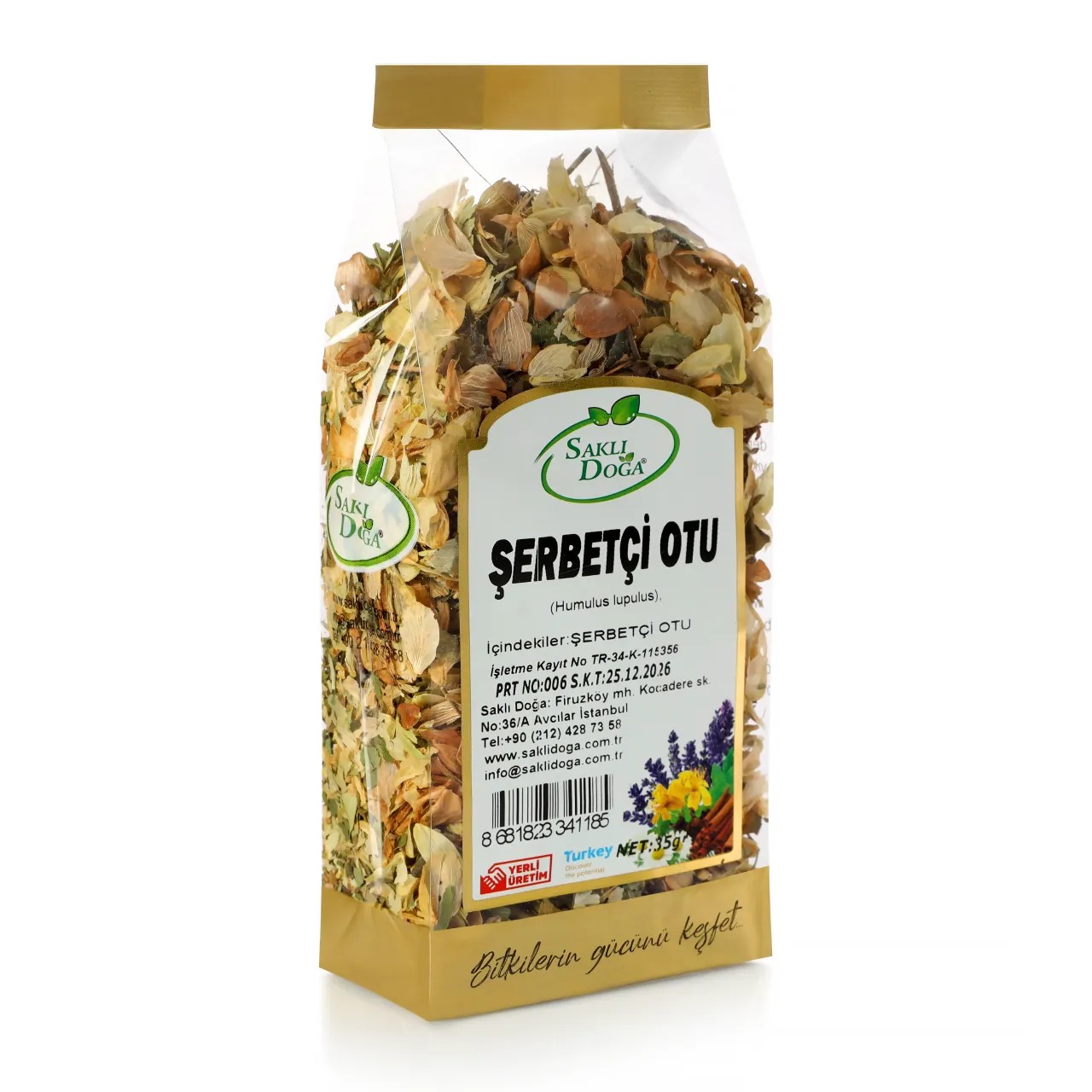 Premium Şerbetçi Otu 30 Gr
