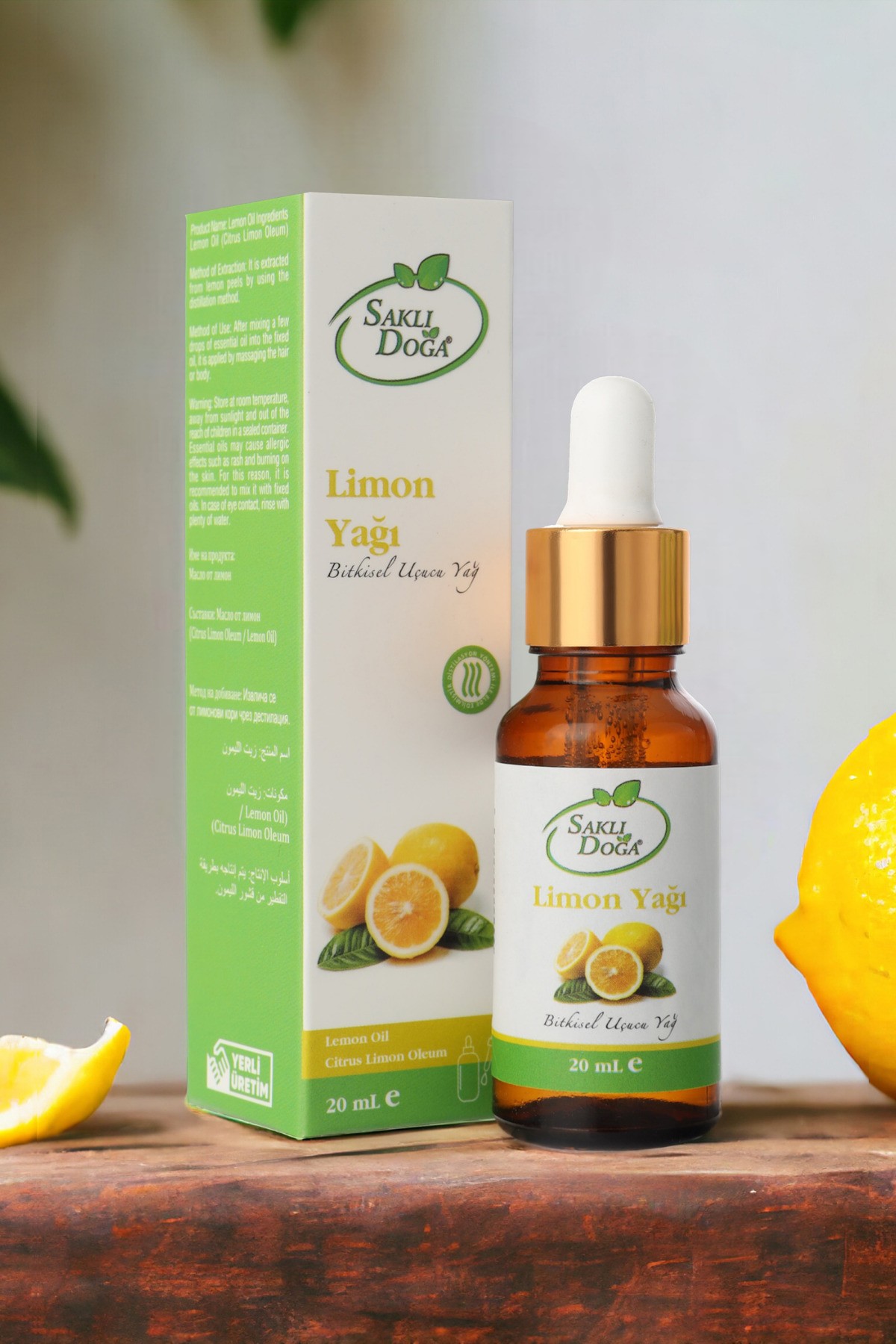 Premium %100 Saf ve Doğal Limon Yağı 20ml