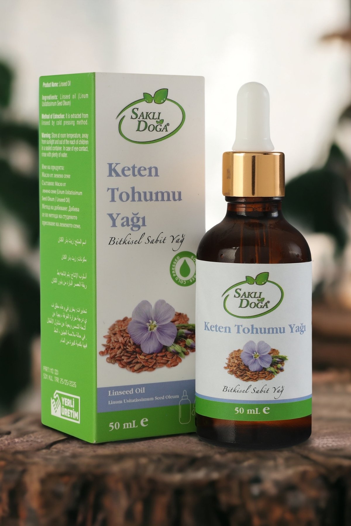 Premium Keten Tohumu Yağı Doğal Katkısız 50 ml