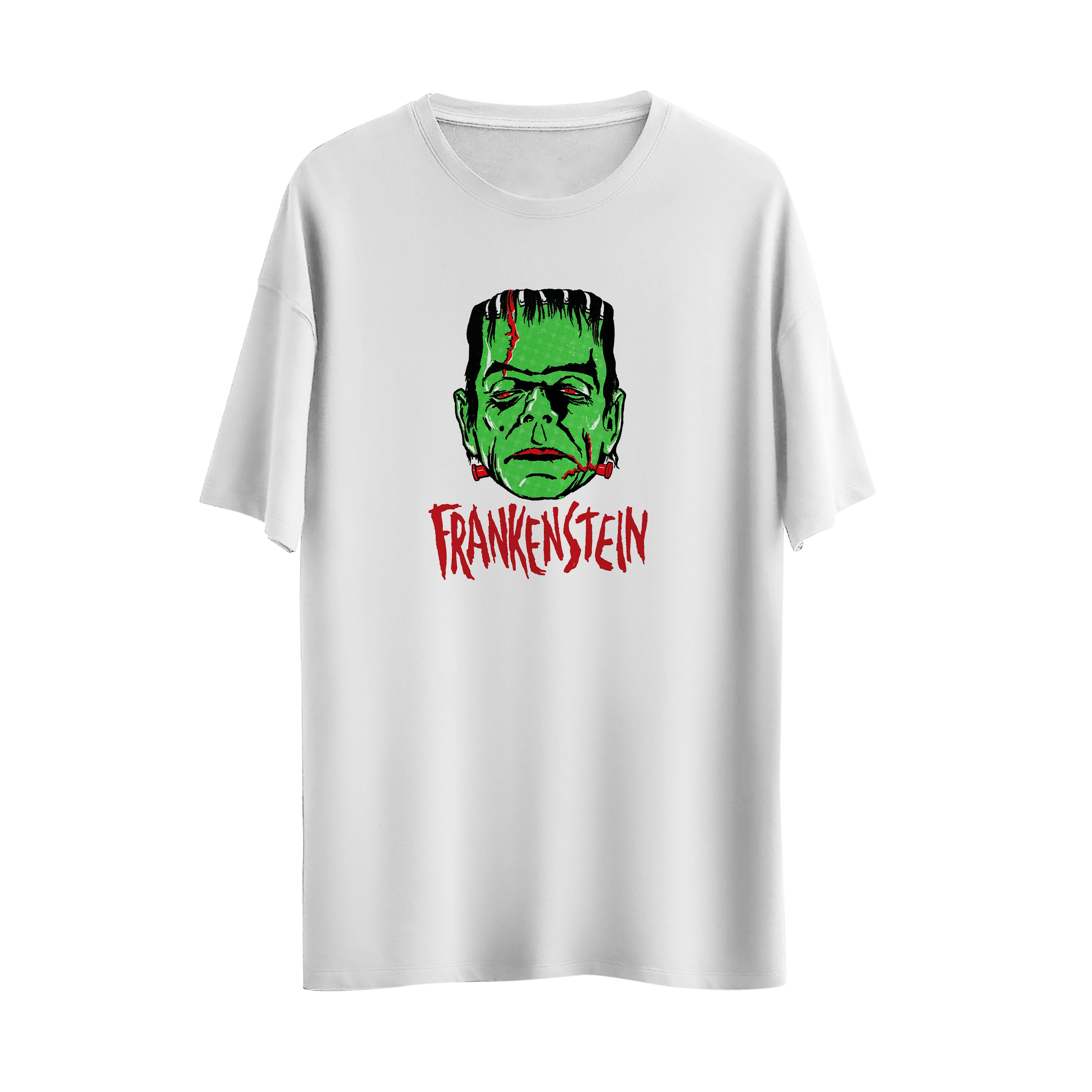 Frankestein Beyaz T-Shirt / Outlet