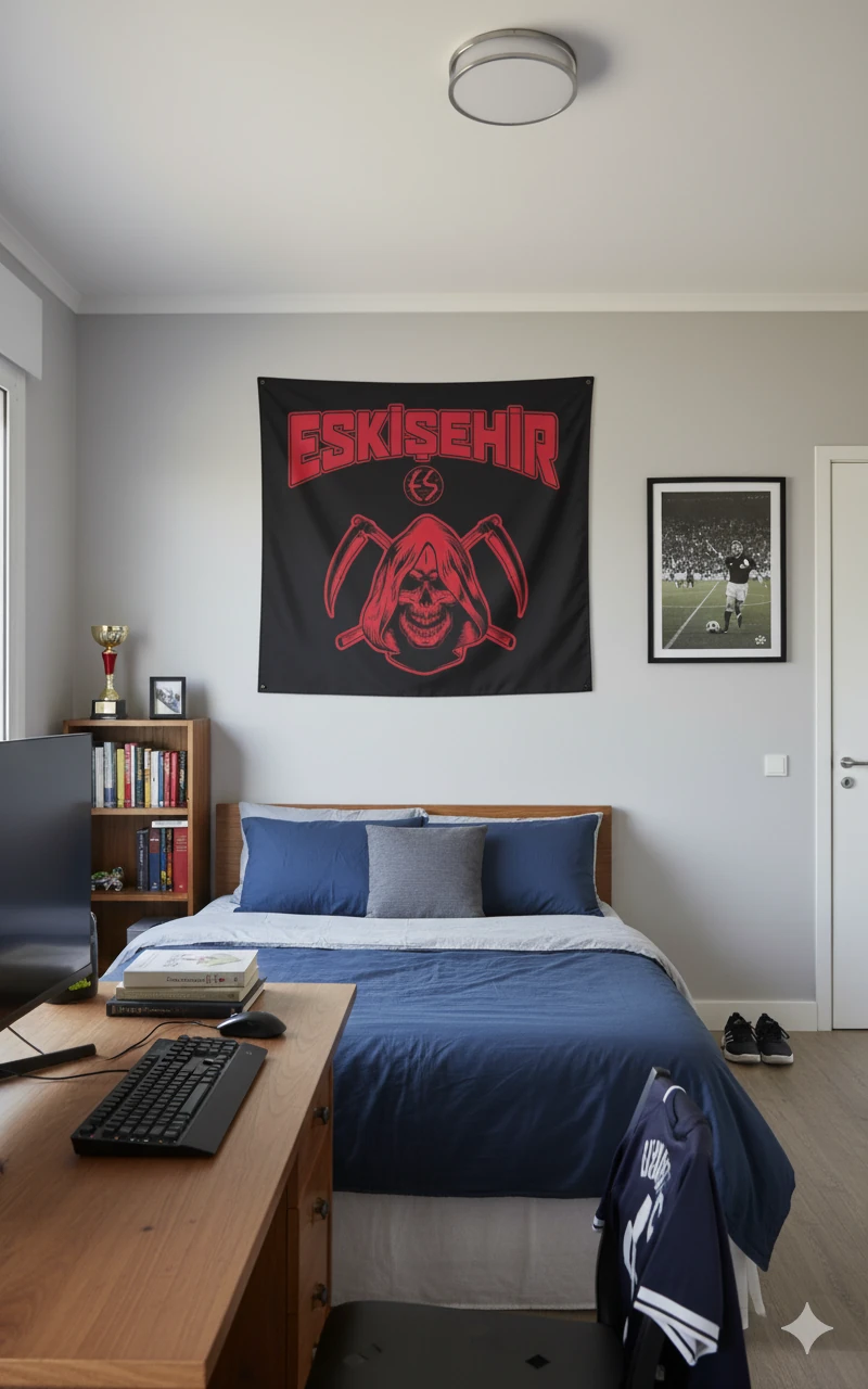 Eskişehir Kırmızı Siyah Bayrak