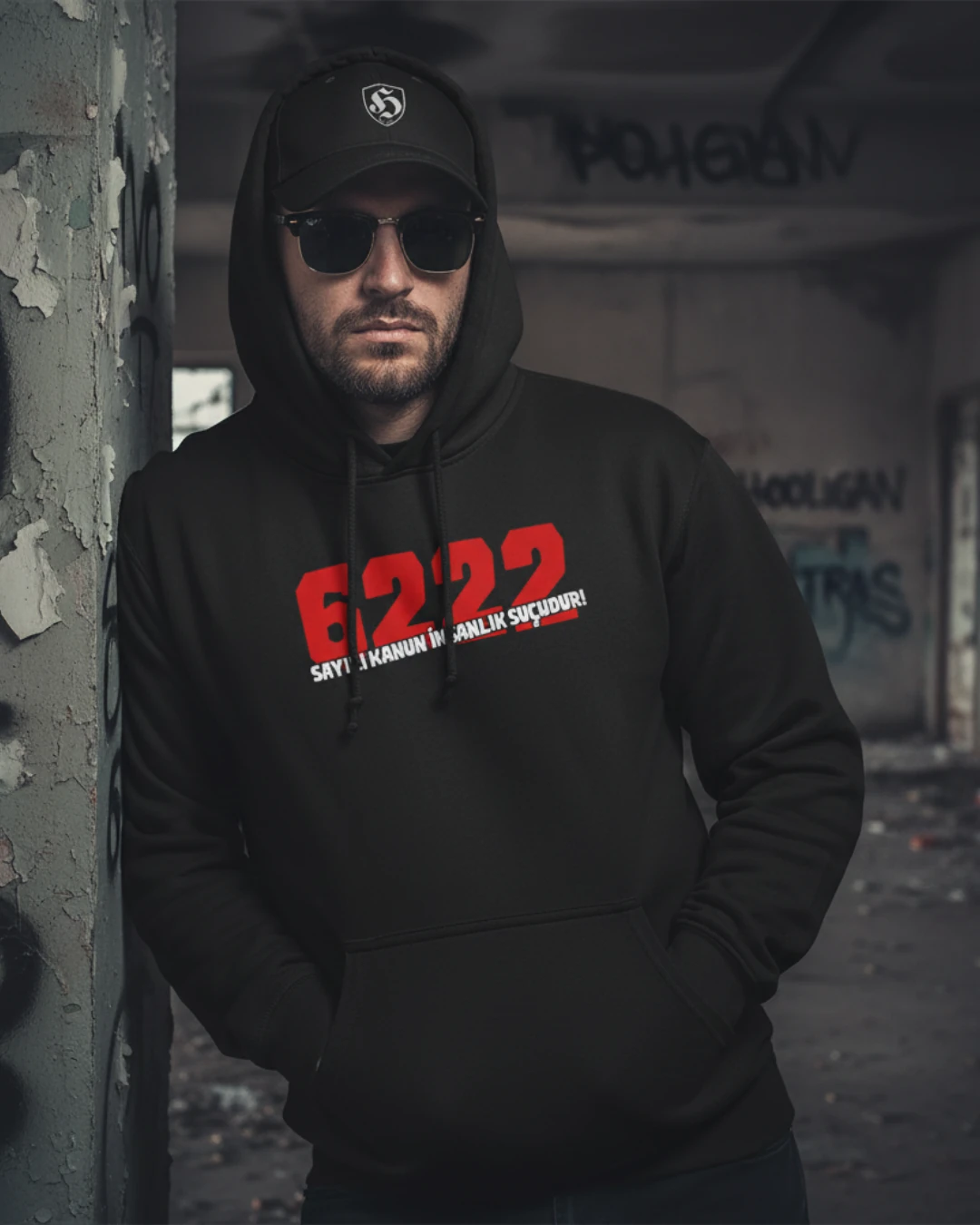 Nakış İşleme "Kazanmaya Geldik Konuşmaya Değil!" Yazılı Ultras Şapka